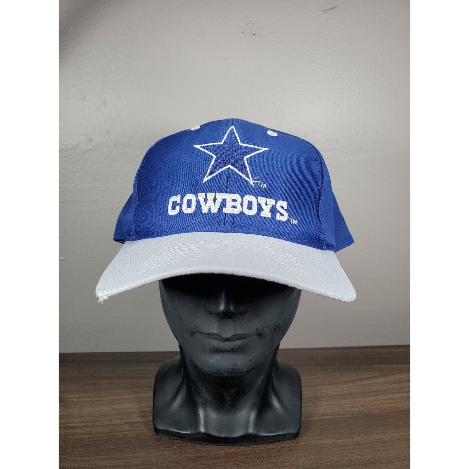 NFL × Vintage Dallas Cowboys Hat Snapback Cap Blue White Star Logo NFL Size ONE SIZE - 3 Thumbnail