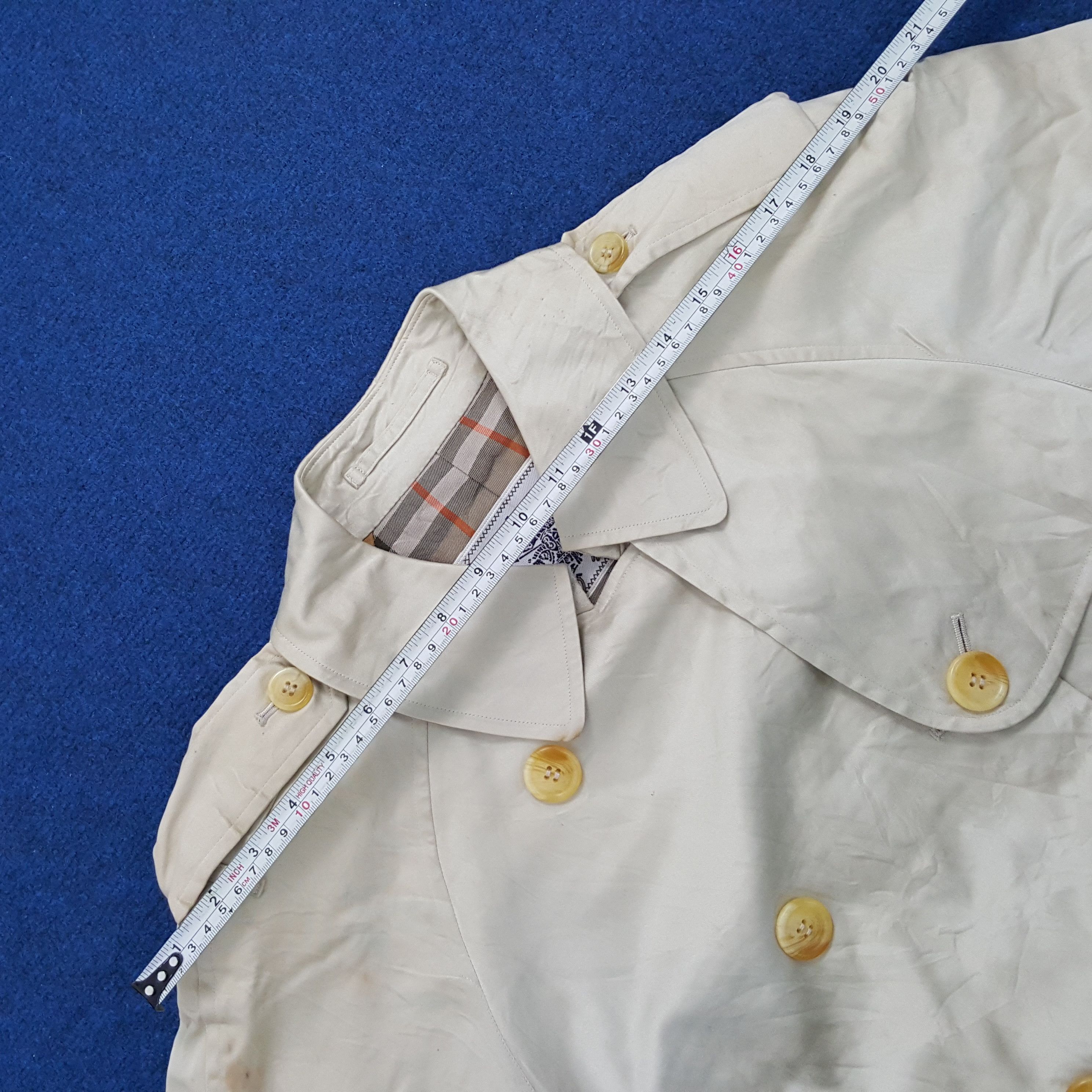 Burberry × Vintage Vintage Burberrys' Nova Check Trench Coat Size US S / EU 44-46 / 1 - 10 Thumbnail