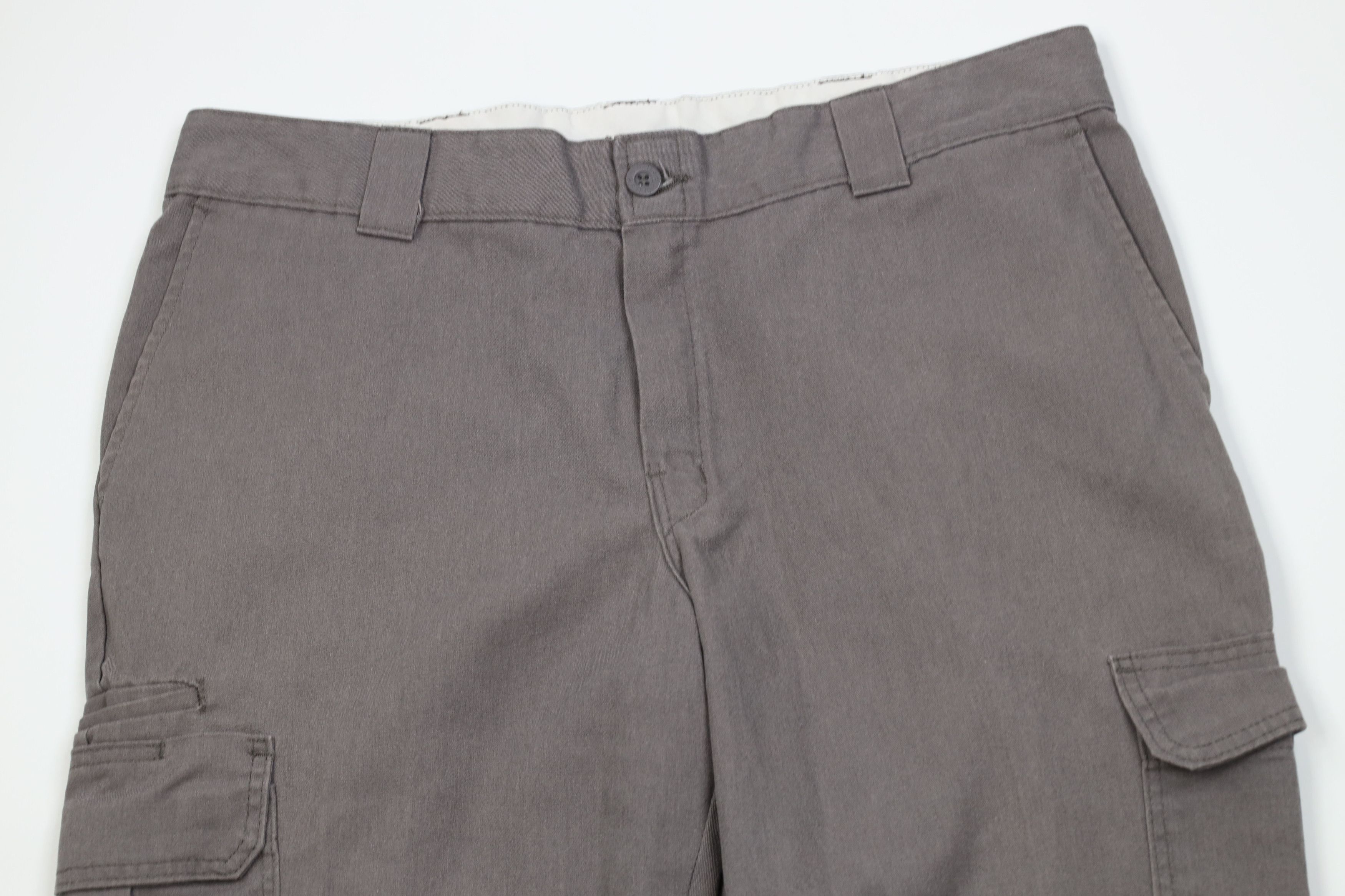 Dickies Vintage Y2K Dickies Straight Wide Leg Cargo Pants Gray Size US 38 / EU 54 - 2 Thumbnail