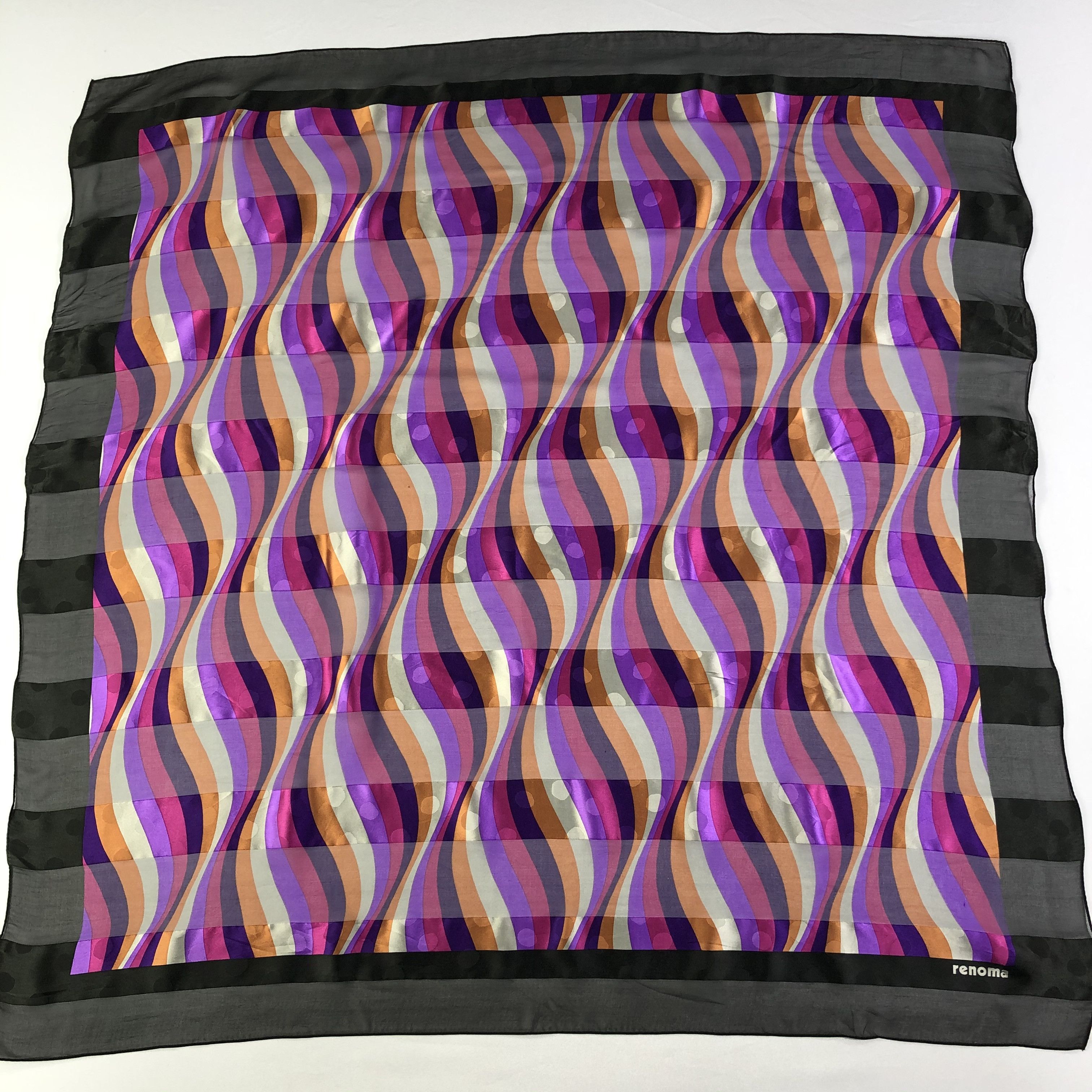 Renoma × Vintage Vintage Renoma Silk Scarf Size ONE SIZE - 2 Thumbnail