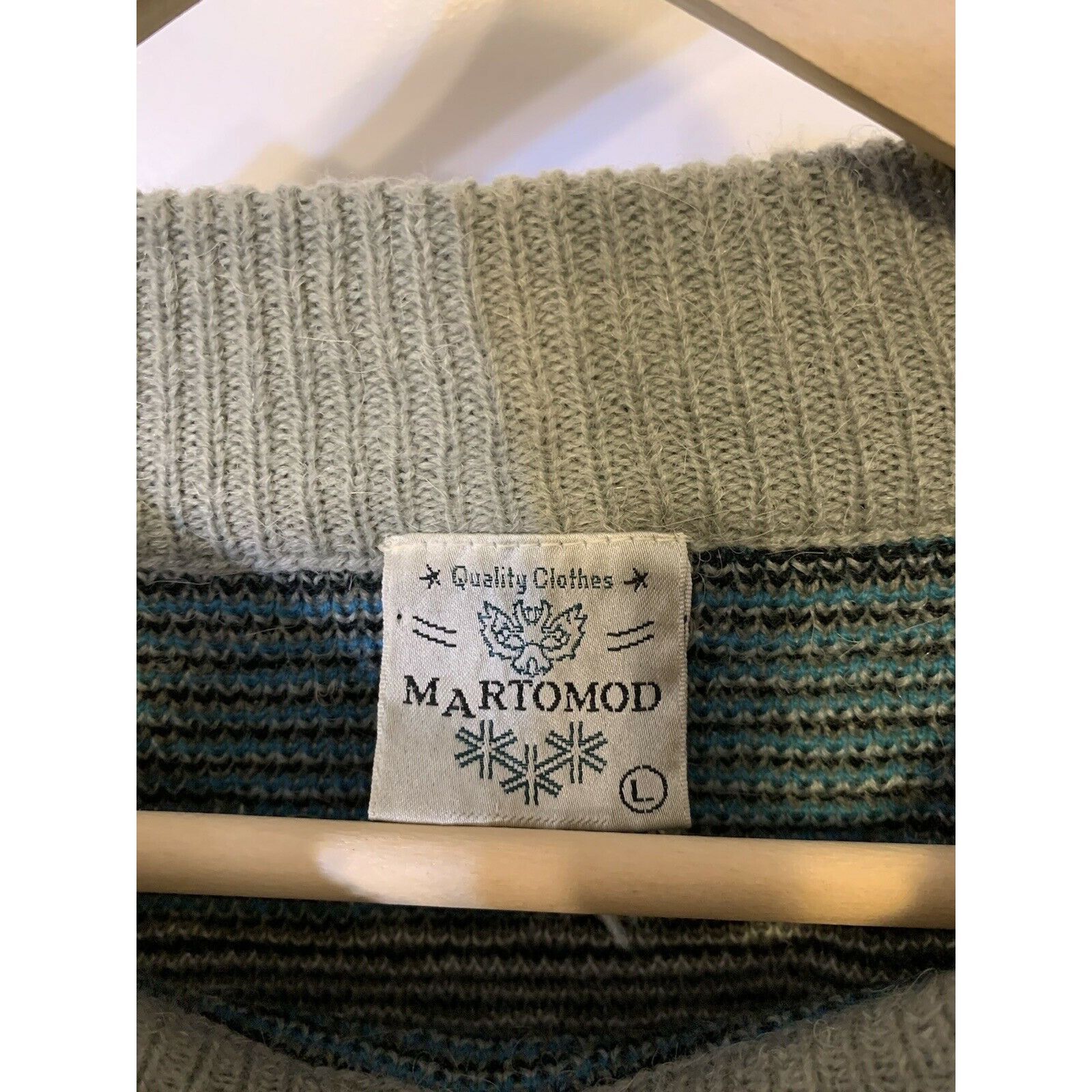 Other VTG Martomod Sweater Men’s Sz L 100% wool sweater fisherman Size US L / EU 52-54 / 3 - 2 Thumbnail