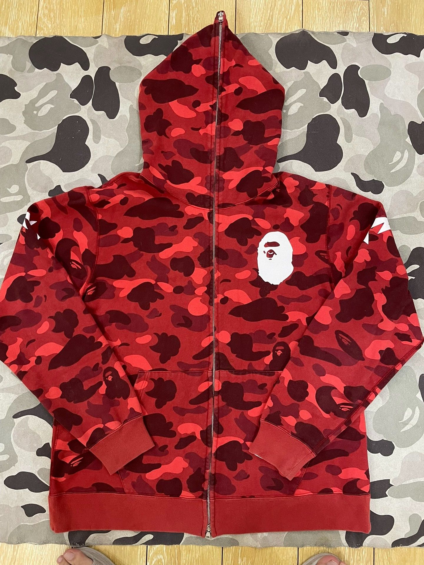 Bape Bape Ta Multi Shark Sweatshirt Size US XXL / EU 58 / 5 - 1 Thumbnail