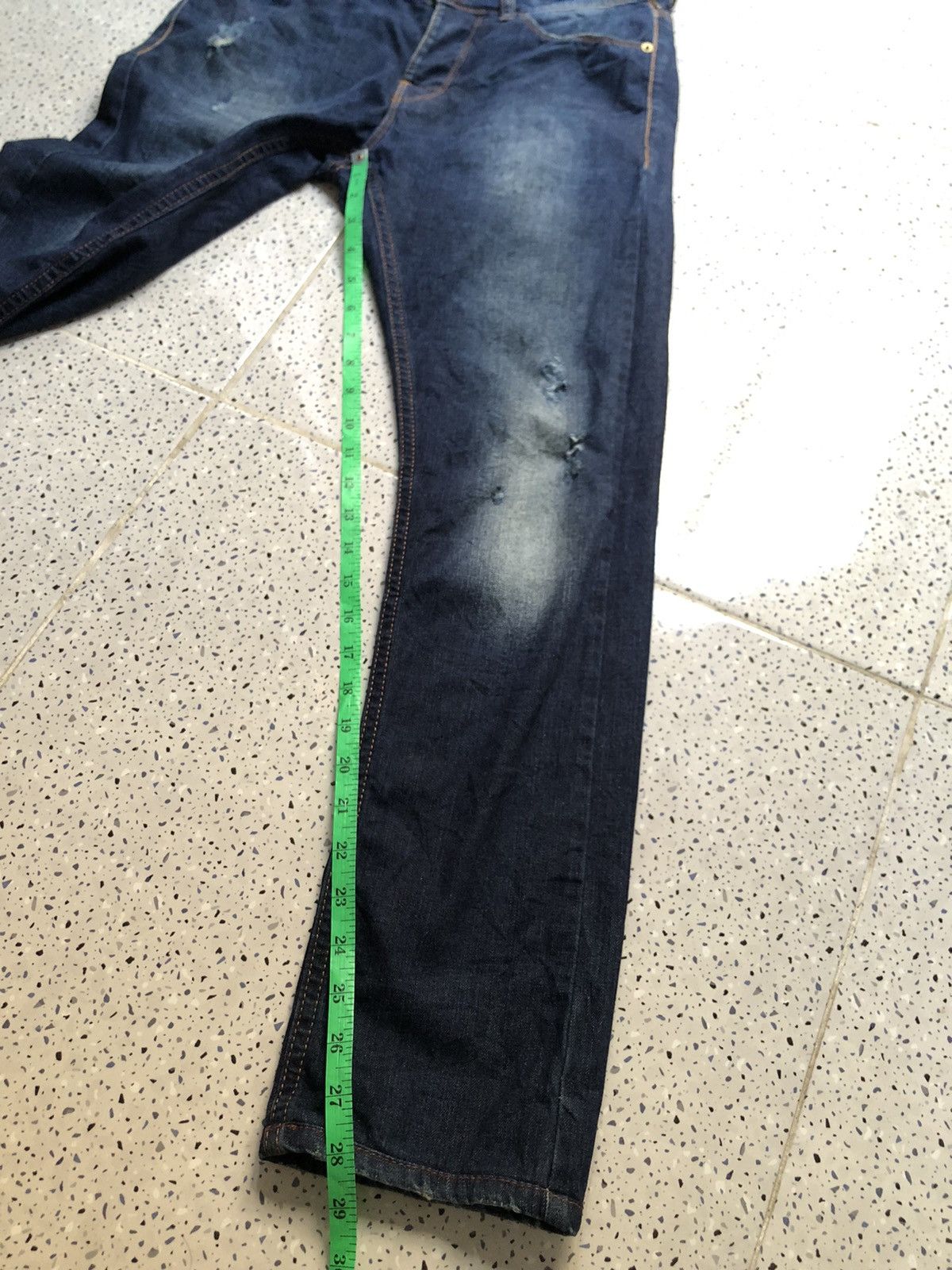 Designer Raf By Raf Simons Distressed Denim Size US 32 / EU 48 - 20 Thumbnail