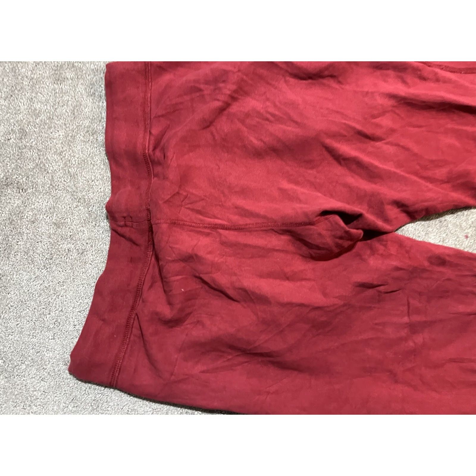 American Eagle Outfitters American Eagle Outfitters Pants Men's Size XL Red Jogger Sweatpants Solid Hemmed To 26” Length Mens Size US 36 / EU 52 - 4 Thumbnail