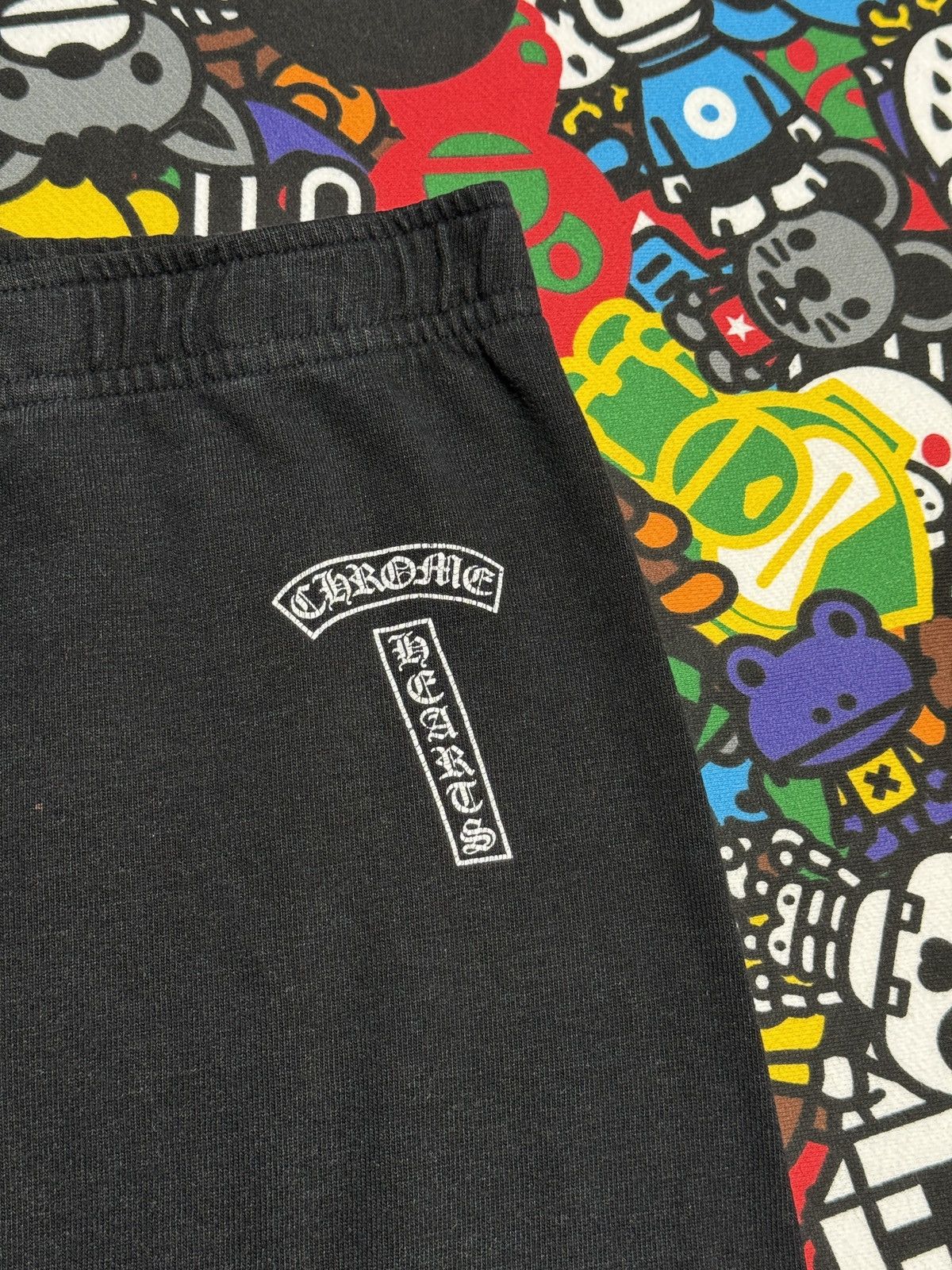 Chrome Hearts Chrome Hearts Black T Bar Logo Sweatpants Size US 30 / EU 46 - 3 Thumbnail