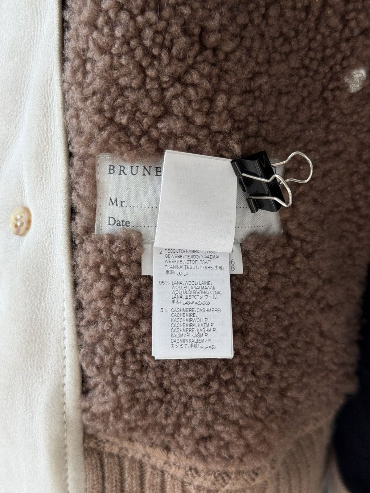 Brunello Cucinelli RRP $10500 Brunello Cucunelli suede sheepskin coat Jacket Size US XL / EU 56 / 4 - 17 Thumbnail