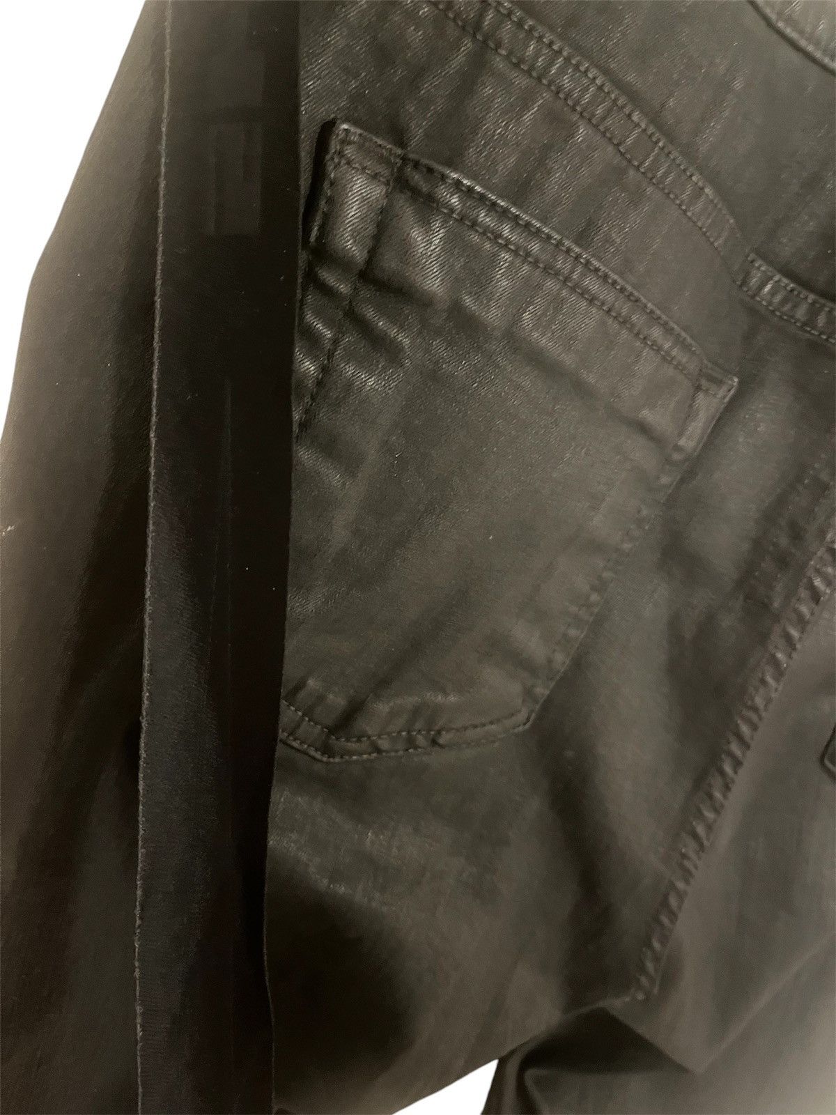 Rick Owens × Rick Owens Drkshdw Rick Owen’s Detroit cut wax denim Size US 31 - 2 Thumbnail
