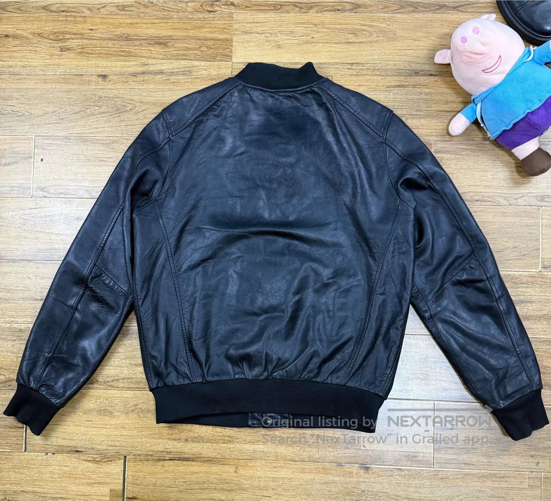 Philipp Plein Philipp Plein Men's Leather Baseball Jacket. Size US XL / EU 56 / 4 - 2 Thumbnail