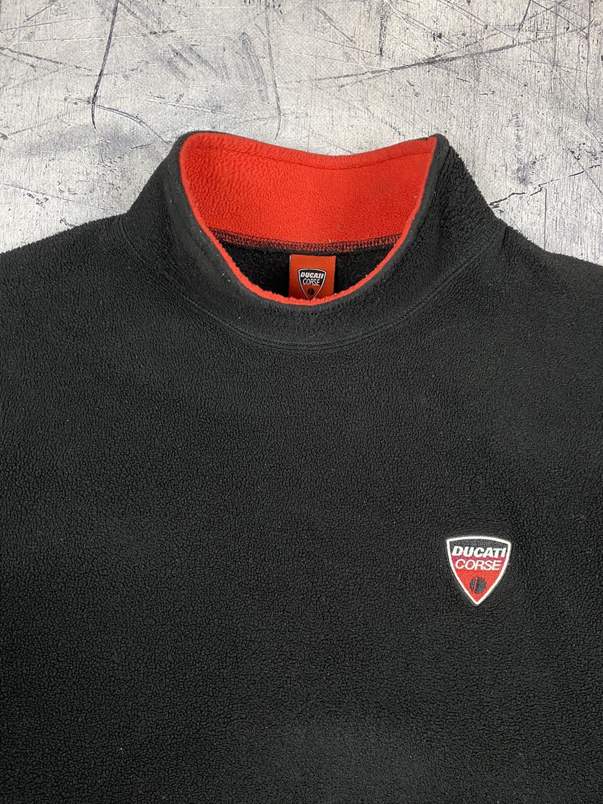 Ducati × Vintage Vintage Ducati Corse Racing Super Bike Fleece Bomber Size US L / EU 52-54 / 3 - 6 Thumbnail