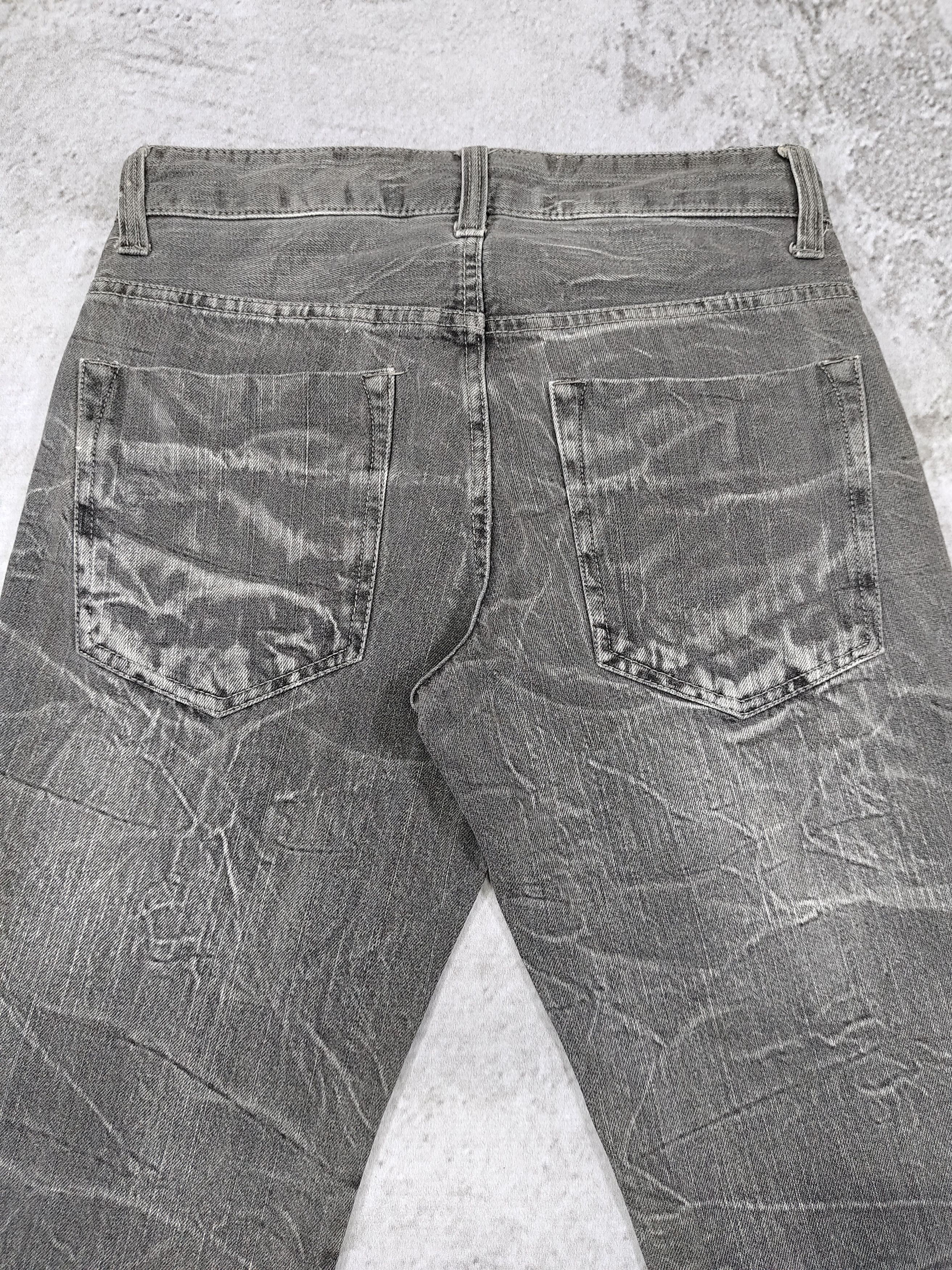 Le Grande Bleu (L.G.B.) 00s Wild Life🇯🇵 Y2K Gothic Wing Cross Graphic Washed Denim Size US 30 / EU 46 - 6 Thumbnail