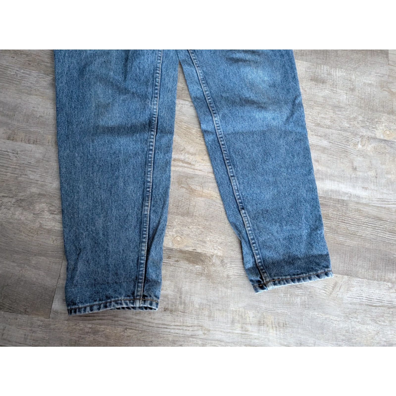Vintage VINTAGE Lawman High Rise Tapered Leg Jeans Women's Size 13 30x31 Denim Blue 90s Cowboy Size 34" / US 12 / IT 48 - 2 Thumbnail
