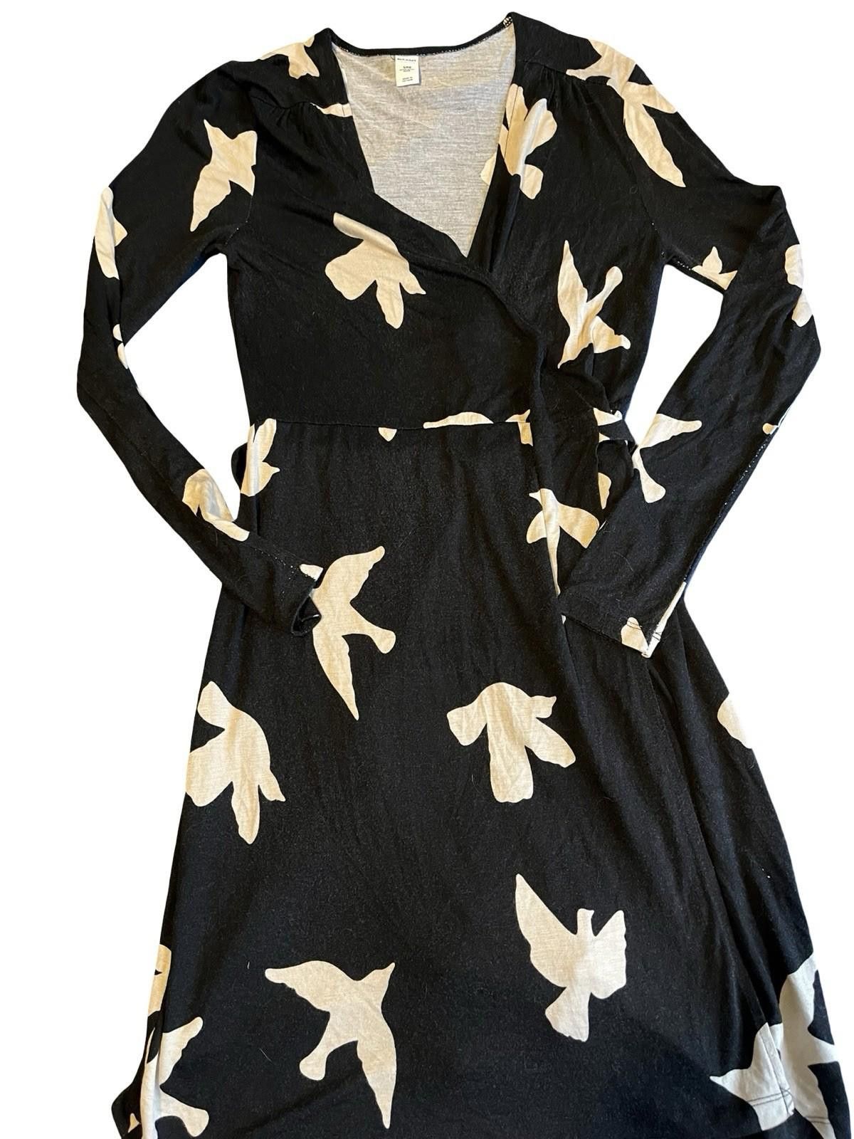 Old Navy Old Navy Women’s Sparow Wrap Dress SM Size S / US 4 / IT 40 - 4 Thumbnail