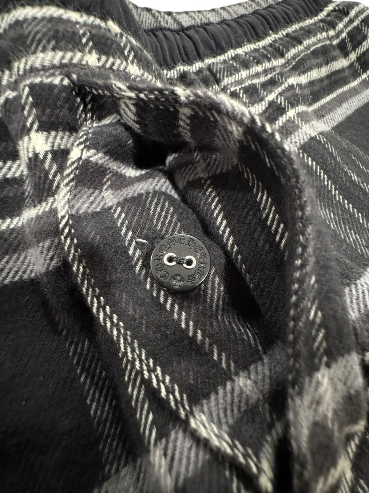 Chrome Hearts Chrome Hearts After School Flannel Shorts Black Grey Size US 33 - 7 Thumbnail