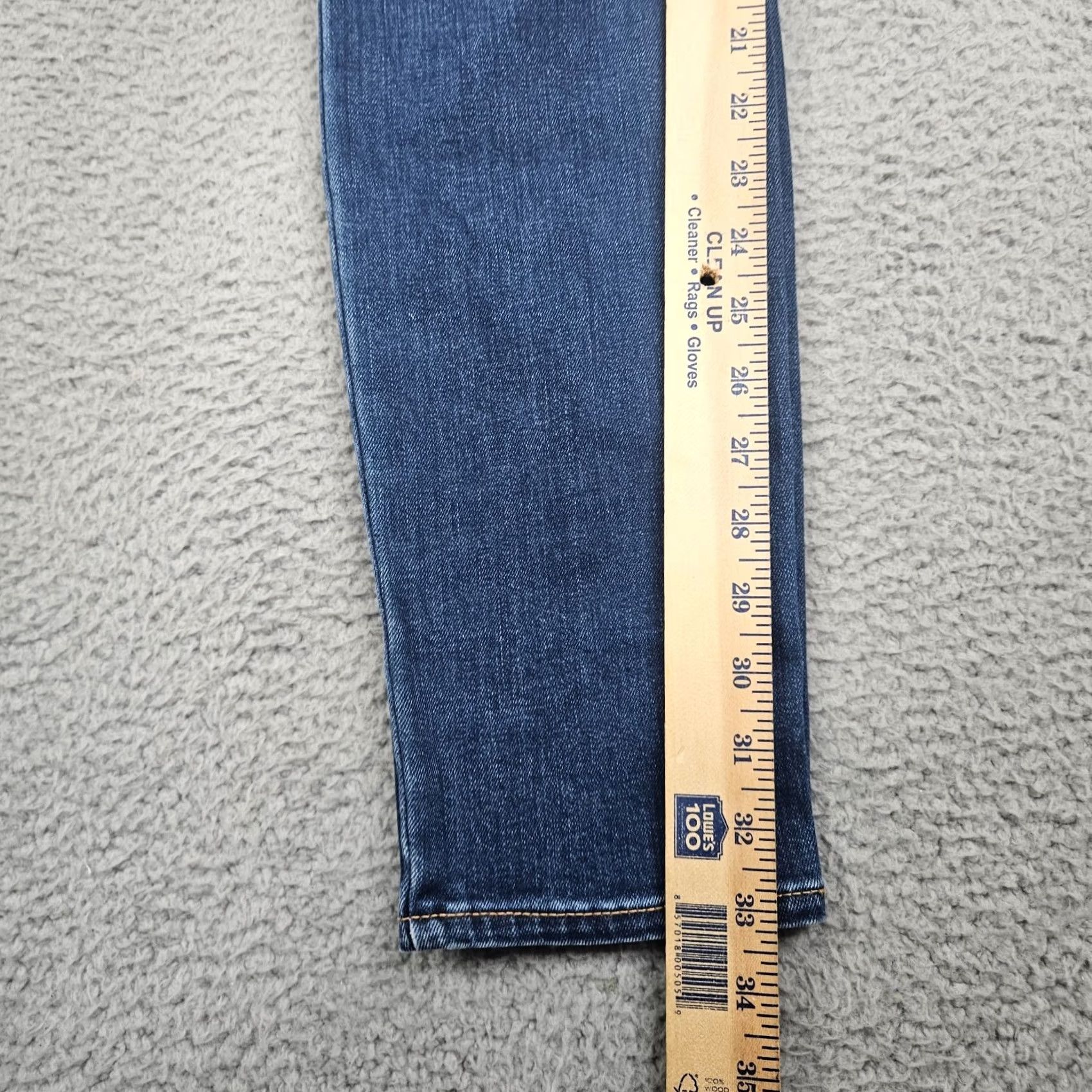 Old Navy Old Navy Jeans Skinny Women's Size 10 Blue Denim 5-Pocket Mid Rise Belted Casual Regular Length N EW Size 32" / US 10 / IT 46 - 5 Thumbnail