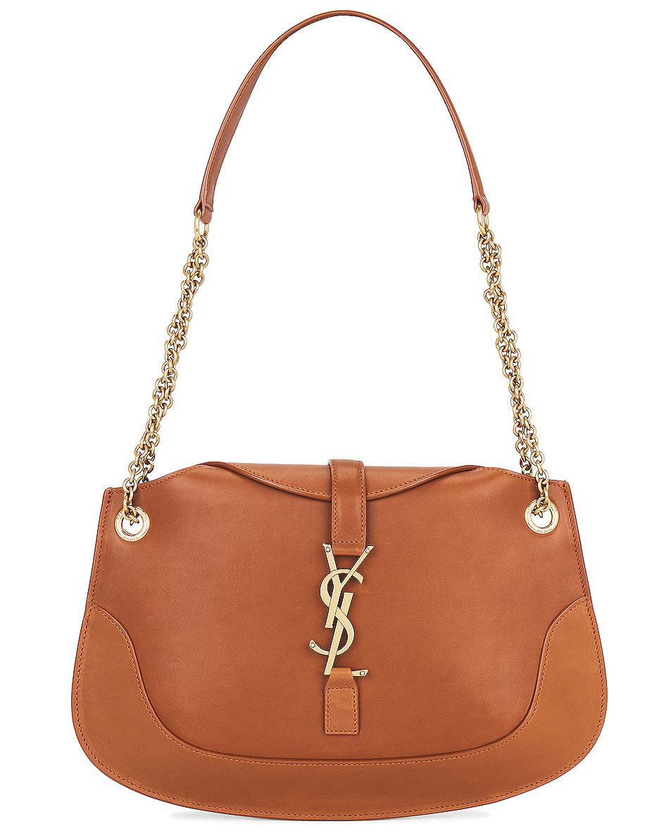 Saint Laurent Paris o1bcso1str0325 Size: OS/Sienna In Vegetable Tanned in Tan Size ONE SIZE - 1 Thumbnail
