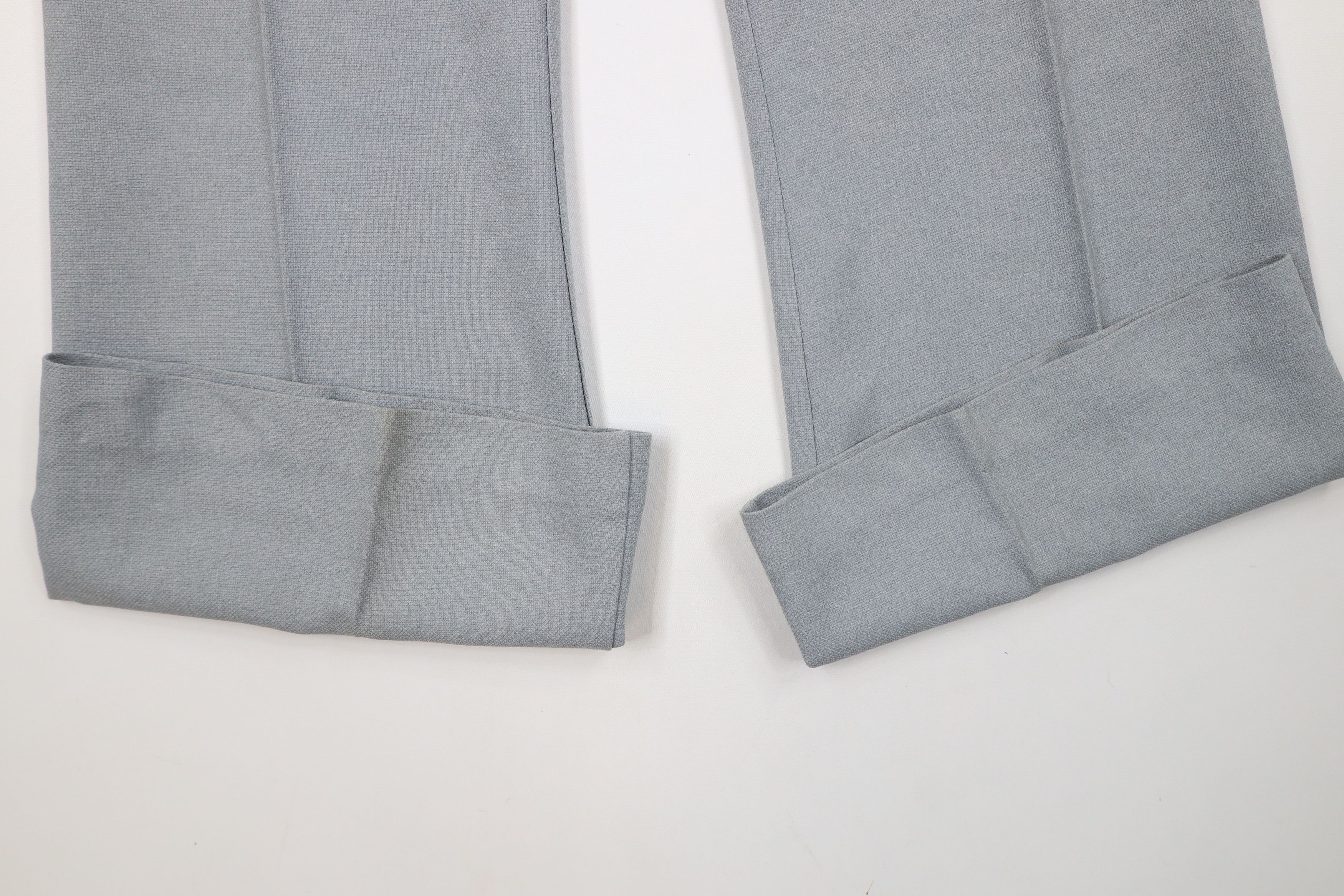 Vintage Vintage 60s 70s Streetwear Bell Bottoms Pants Gray USA AS IS Size 29" - 5 Thumbnail