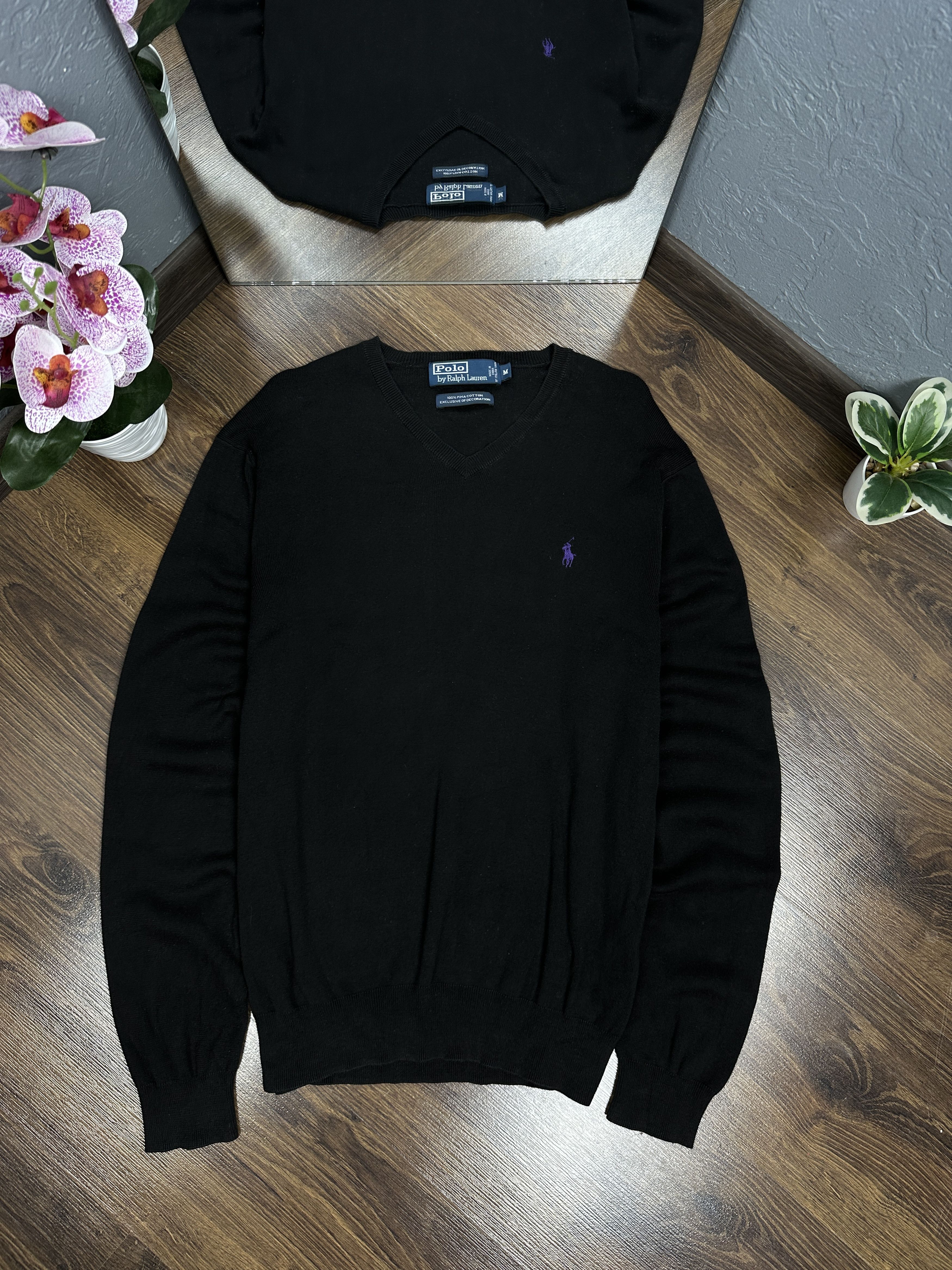 Polo Ralph Lauren × Ralph Lauren Polo Ralph Lauren Mens V-Neck Sweater Size US M / EU 48-50 / 2 - 1 Thumbnail