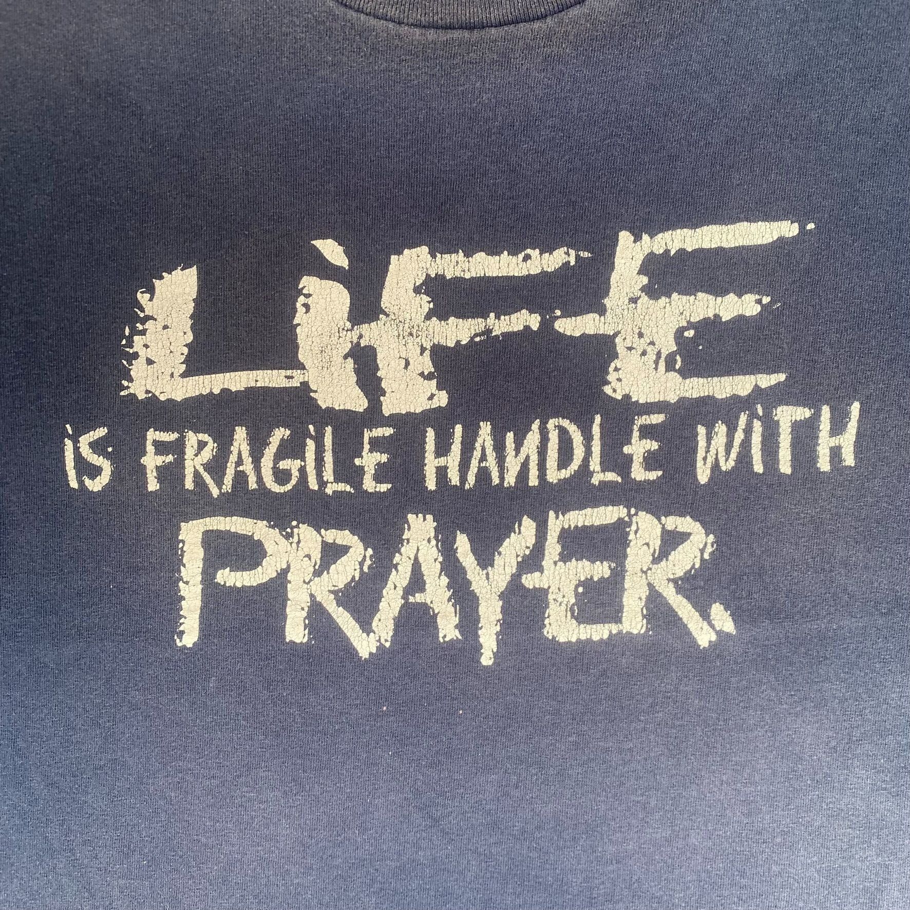 Vintage Jesus Funny Humor Shirt Vintage Y2K Ironic God Christian Tee Size US L / EU 52-54 / 3 - 3 Thumbnail