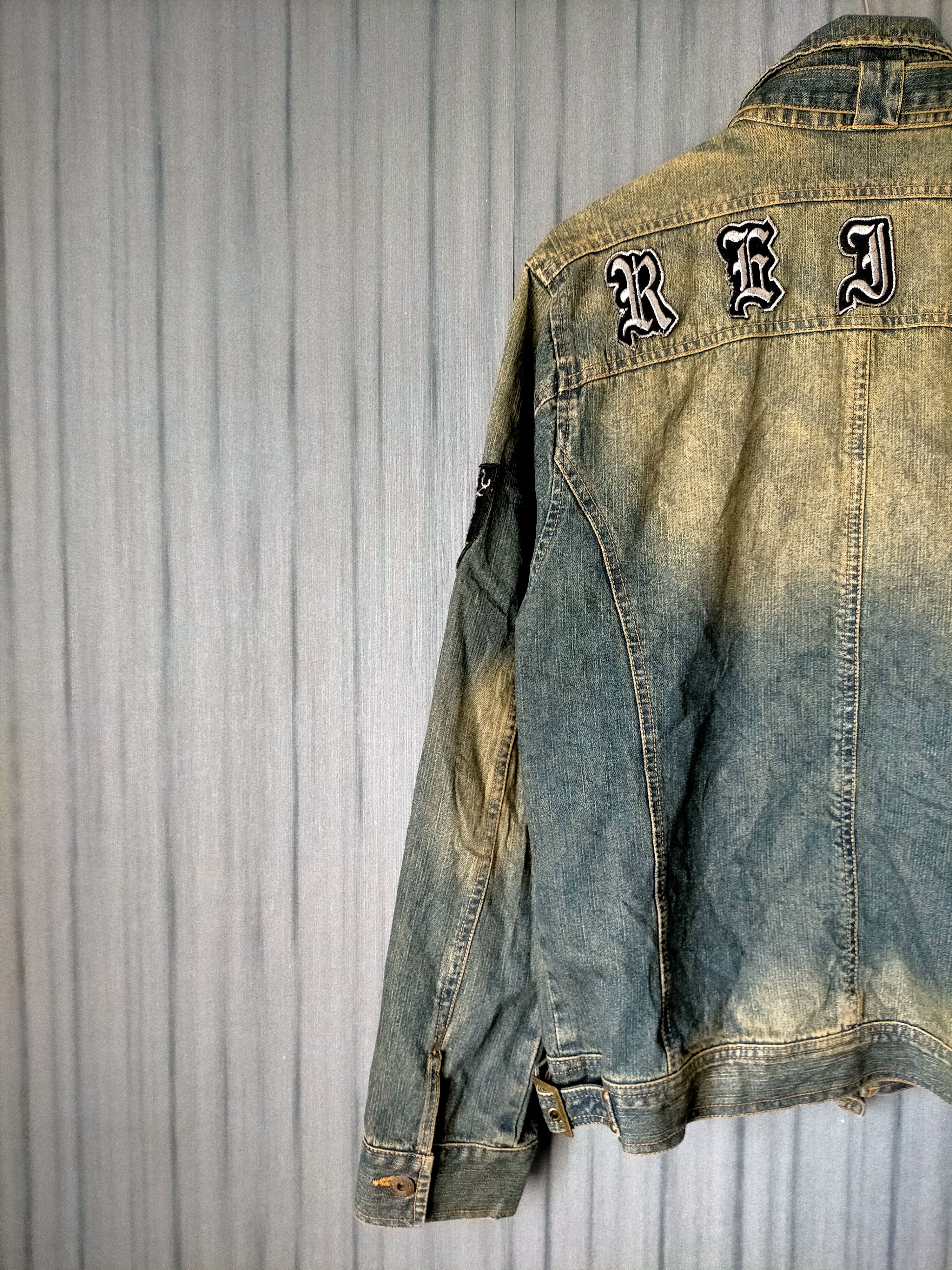 In The Attic In the Attic Denim Jacket Zipped Punk Style Size US L / EU 52-54 / 3 - 12 Thumbnail