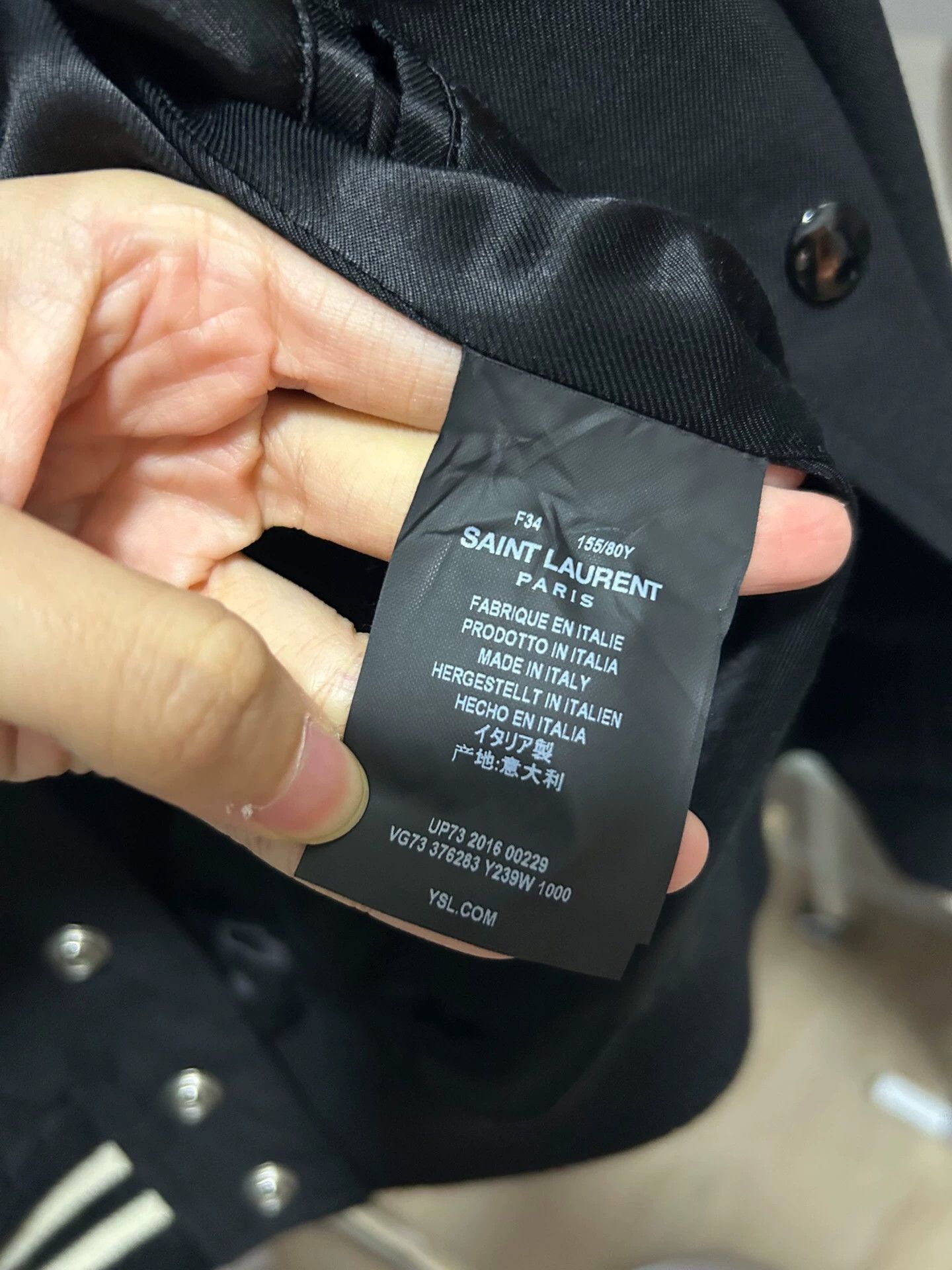 Saint Laurent Paris Saint Laurent SLP baseball jacket Size XS / US 0-2 / IT 36-38 - 4 Thumbnail