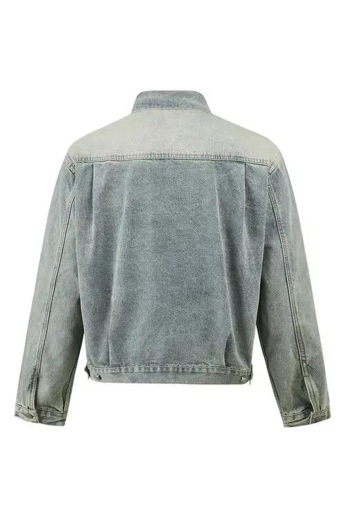 Japanese Brand Vintage street punk washed faded ripped denim jacket Size US XL / EU 56 / 4 - 7 Thumbnail