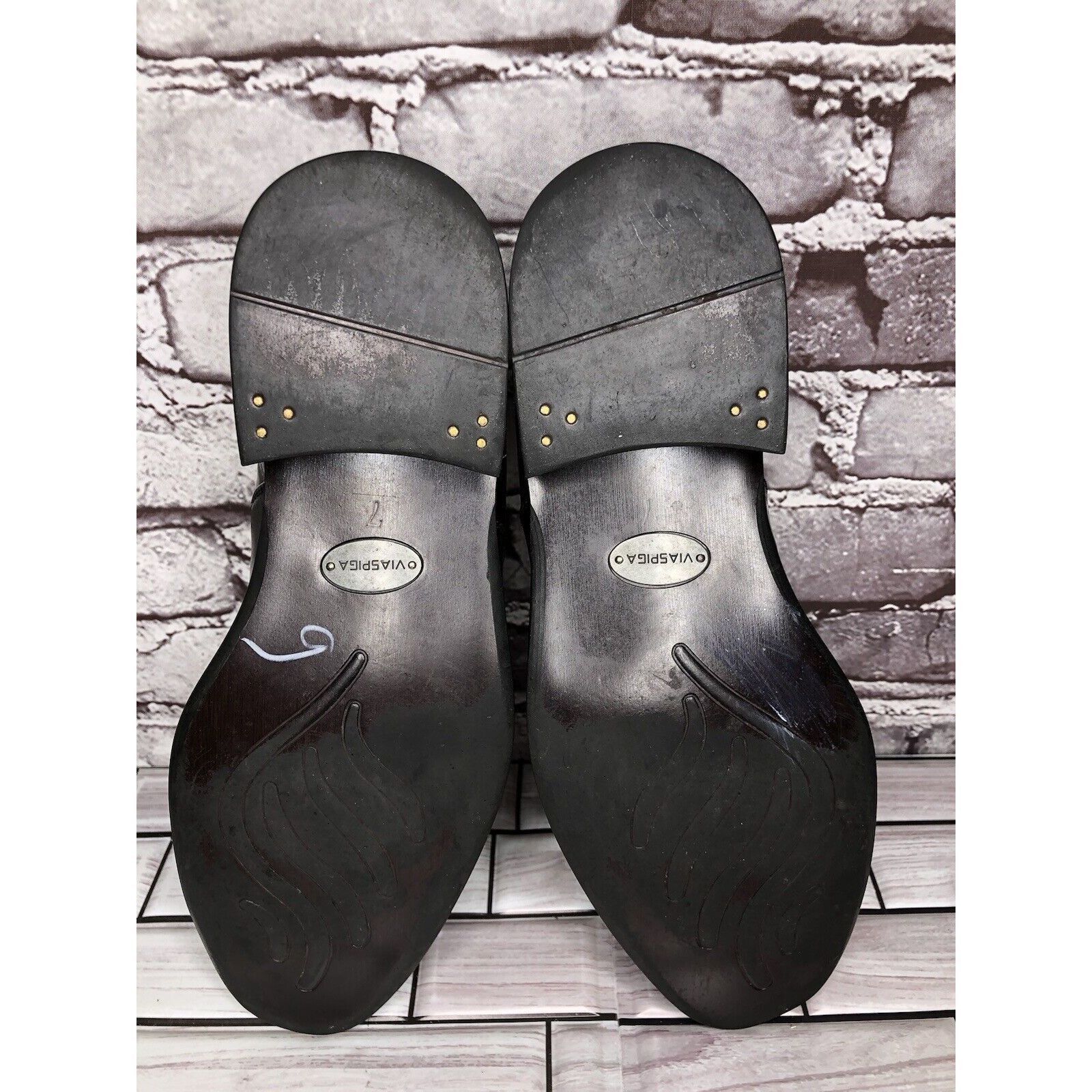Other Via Spiga Delano Black Leather Pointed Loafers Dress Shoes M Size US 7 / EU 40 - 9 Thumbnail