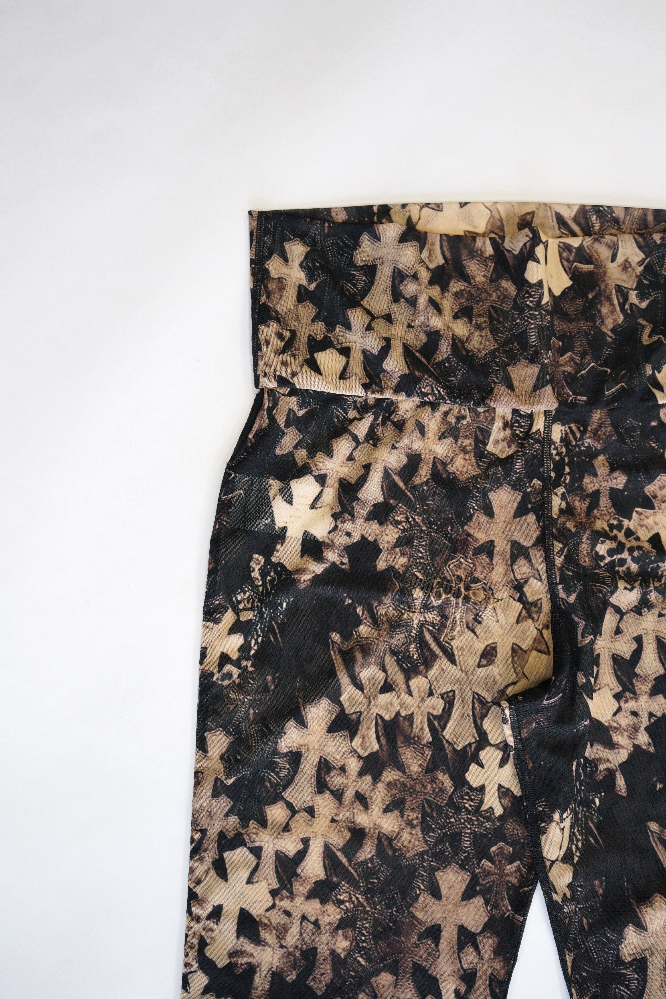 Chrome Hearts Chrome Hearts Waterfall Cross Print Sheer Mesh Pants Size 28" / US 6 / IT 42 - 6 Thumbnail