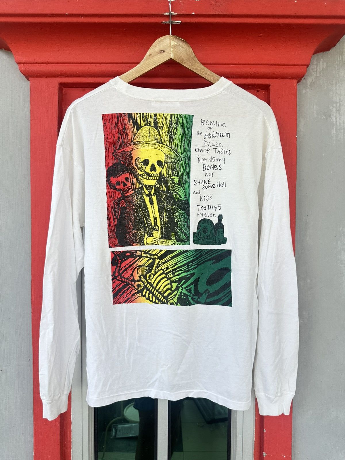 Hysteric Glamour Vintage 90s Hysteric Glamour The Red Rum “Billy The Bone” Size US L / EU 52-54 / 3 - 2 Thumbnail