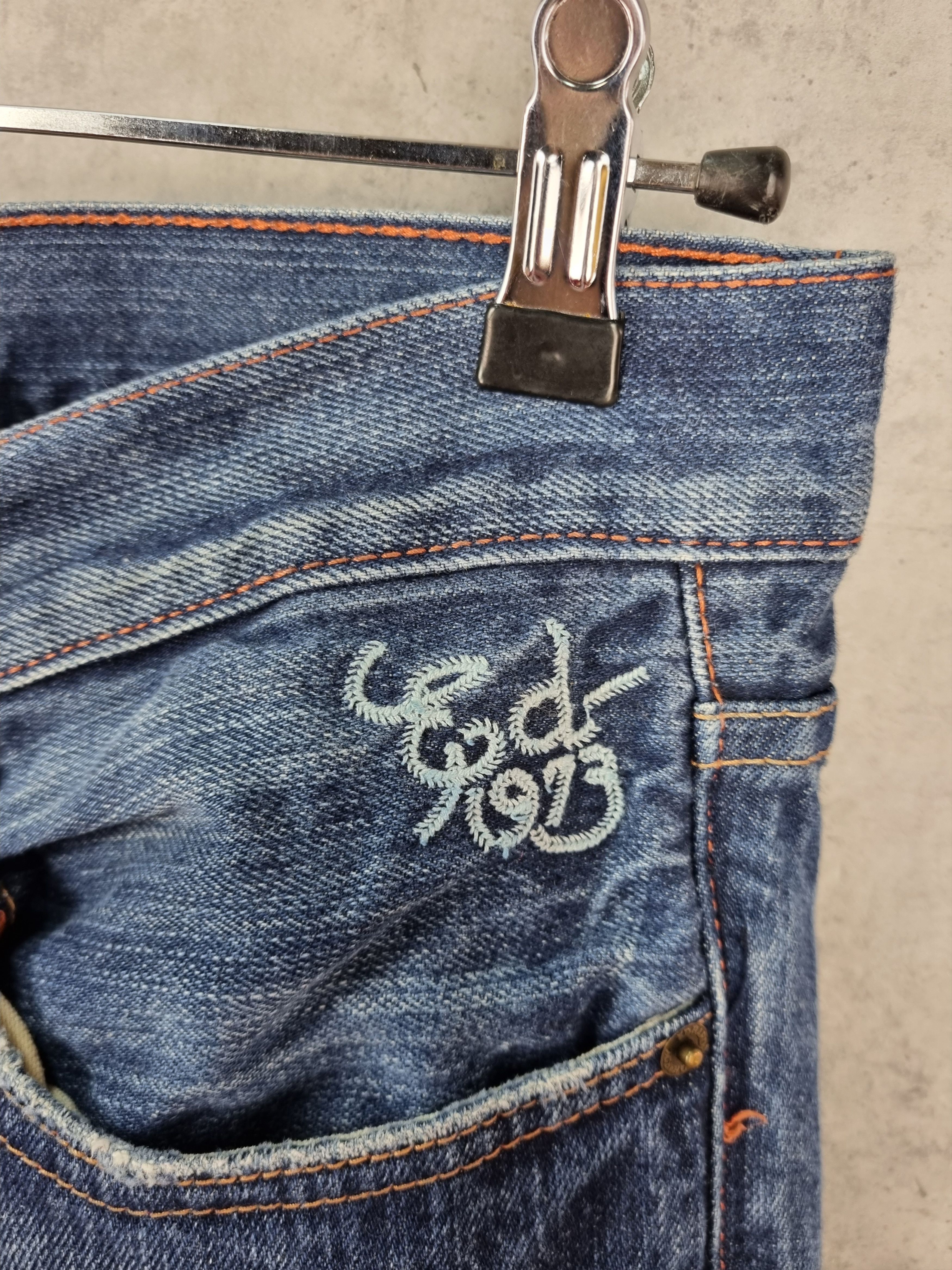 Christian Audigier × Ed Hardy Kills Slowly Love Embroidered Skull Logo by Ed Hardy Jeans Size US 34 / EU 50 - 12 Thumbnail