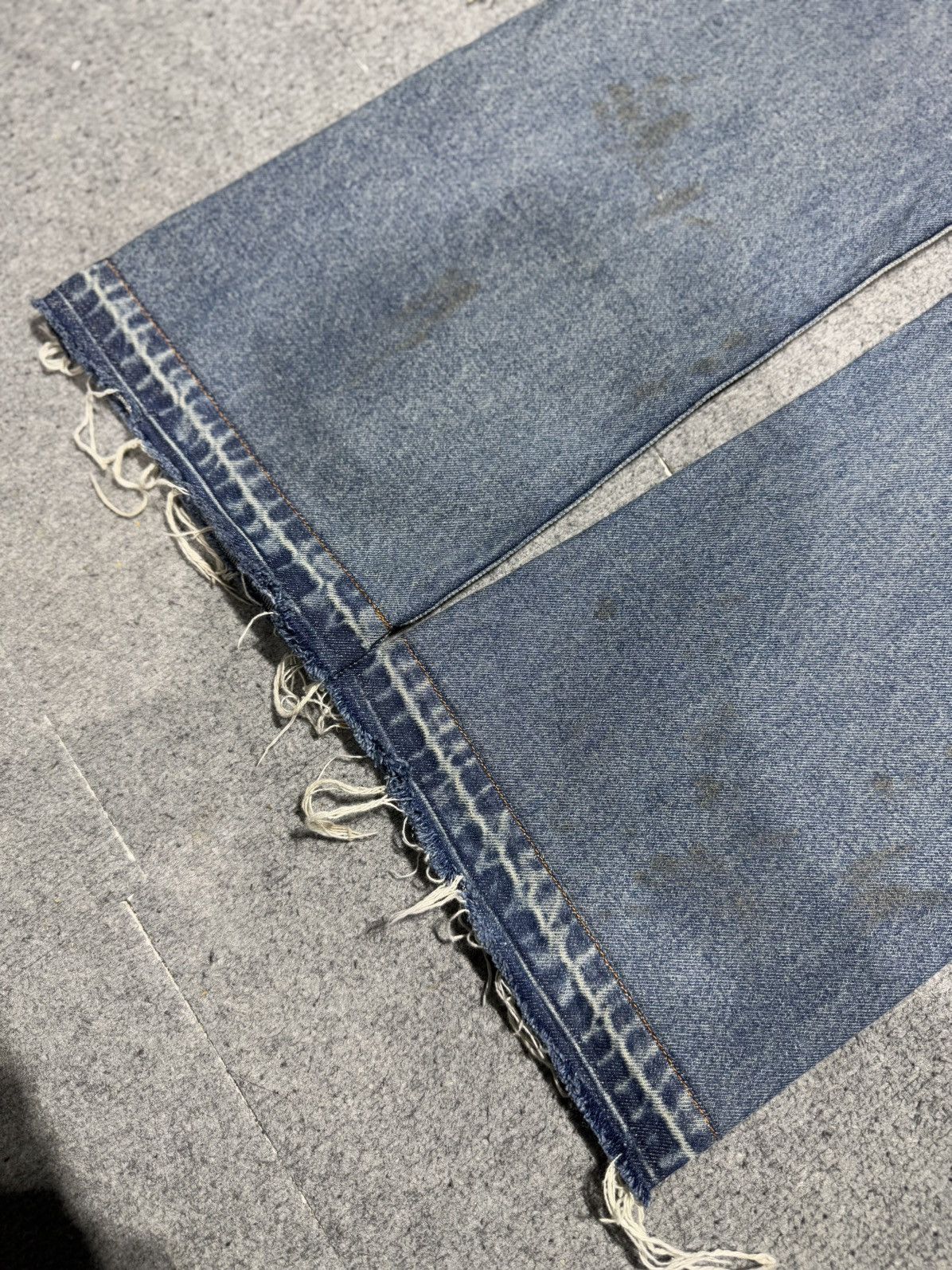 Enfants Riches Deprimes ERD - Hit & Run Straight- Appliquéd Distressed Jeans Size US 34 / EU 50 - 13 Thumbnail