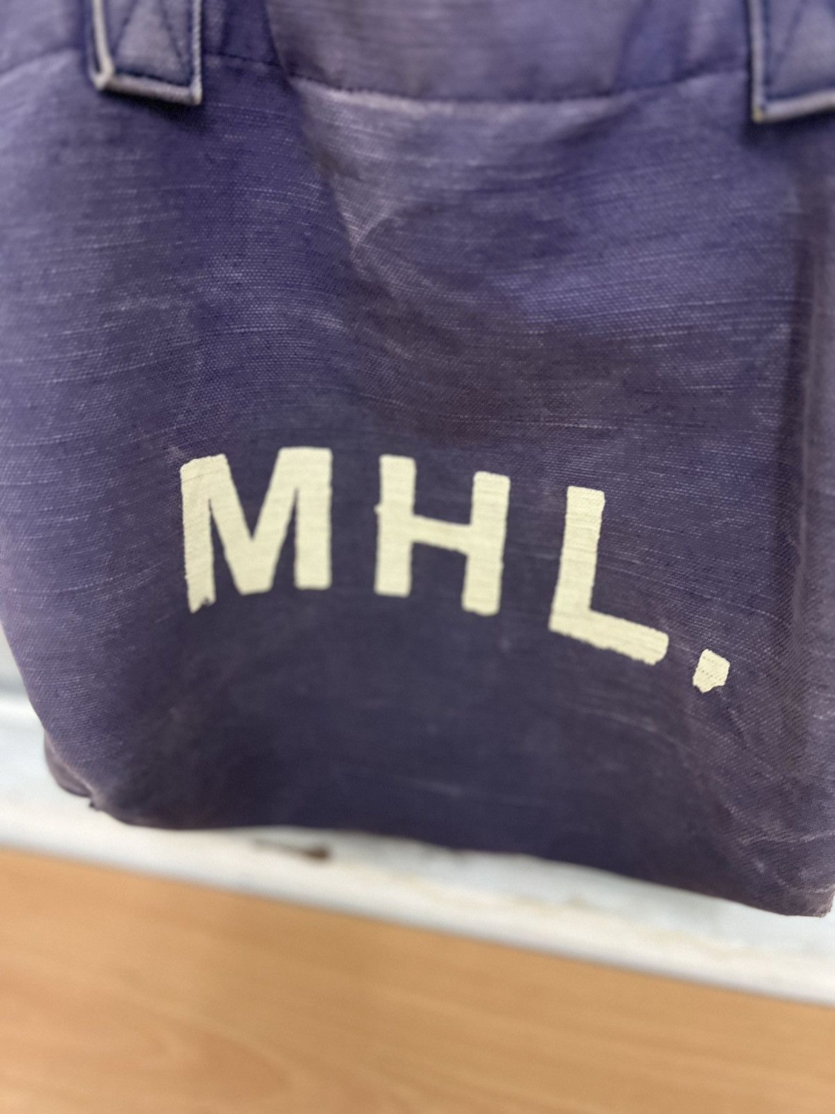 Margaret Howell Vintage Thrashed MHL Tote Bag Size ONE SIZE - 2 Thumbnail