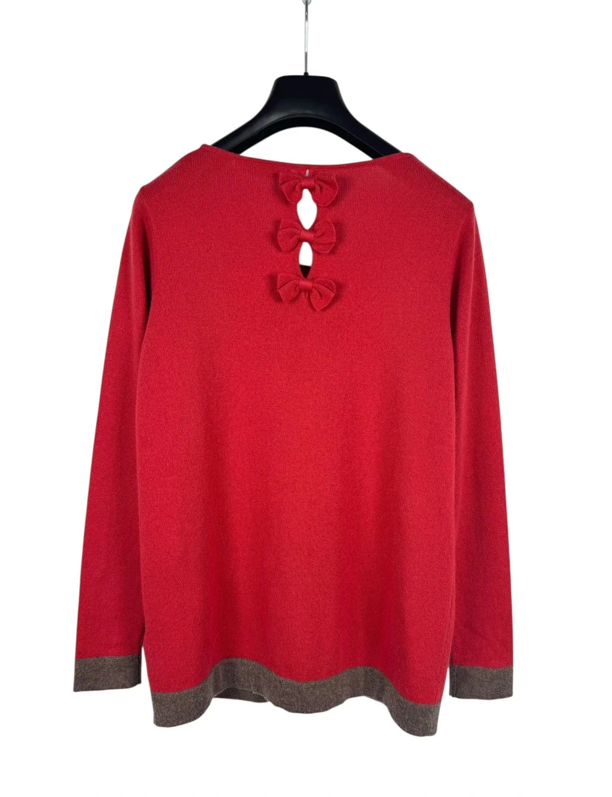 Johnstons Of Elgin Johnstons Of Elgin Silk Cashmere Jumper Bow Decor size M Size M / US 6-8 / IT 42-44 - 12 Thumbnail