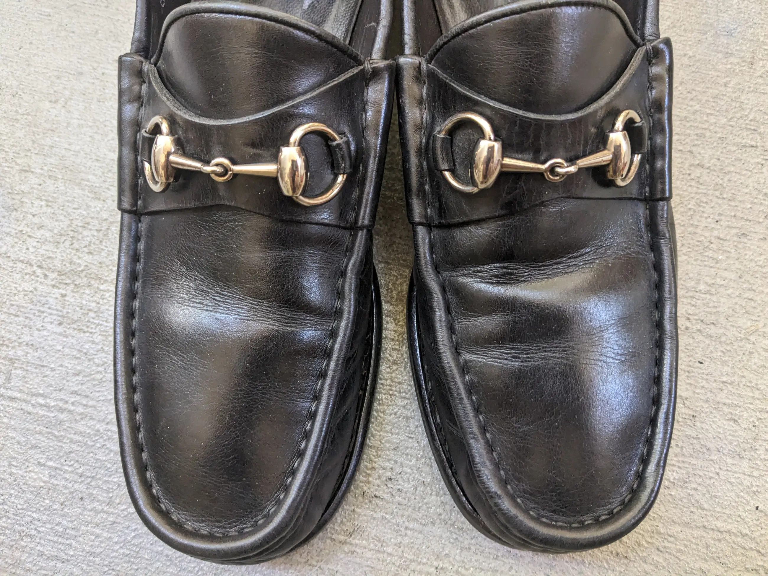 Gucci Gucci Horsebit Loafers Black 8 D Leather Snaffle Tom Ford Size US 8 / EU 41 - 3 Thumbnail