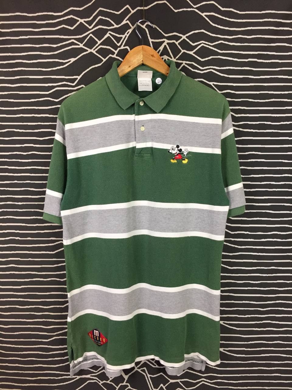 Disney Vtg The Disney Store Mickey Mouse Striped Polo Shirt Size US M / EU 48-50 / 2 - 1 Thumbnail