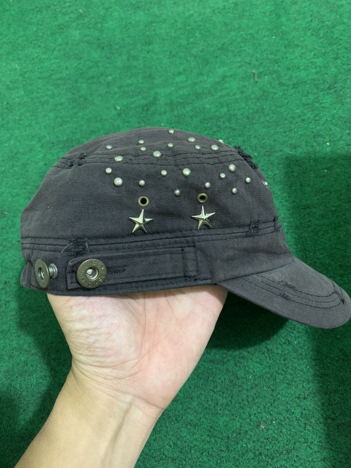 If Six Was Nine × Japanese Brand CRAZY STUDED PUNK HATS FADED Size ONE SIZE - 5 Thumbnail