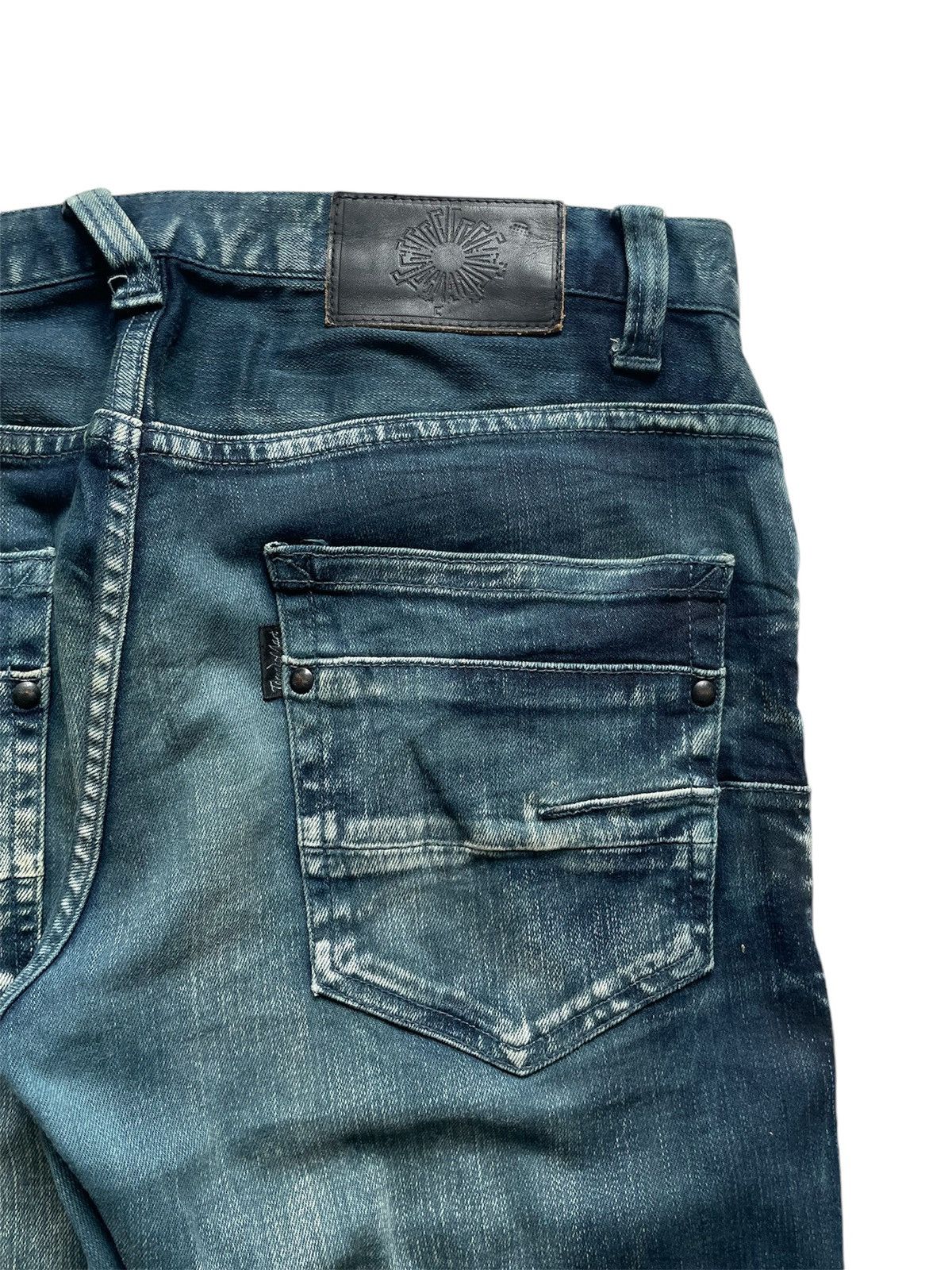 Tornado Mart Rare Vintage Tornado Mart Acid Washed Design Jeans Size US 31 - 7 Thumbnail