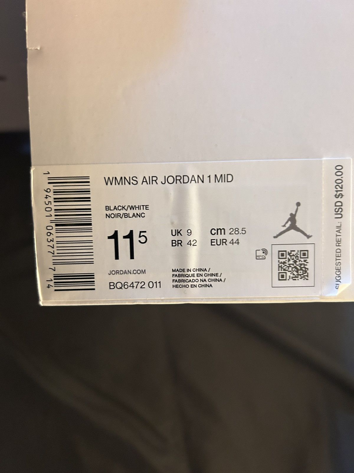 Jordan Brand Black and white Jordans Size US 11.5 / IT 41.5 - 5 Thumbnail