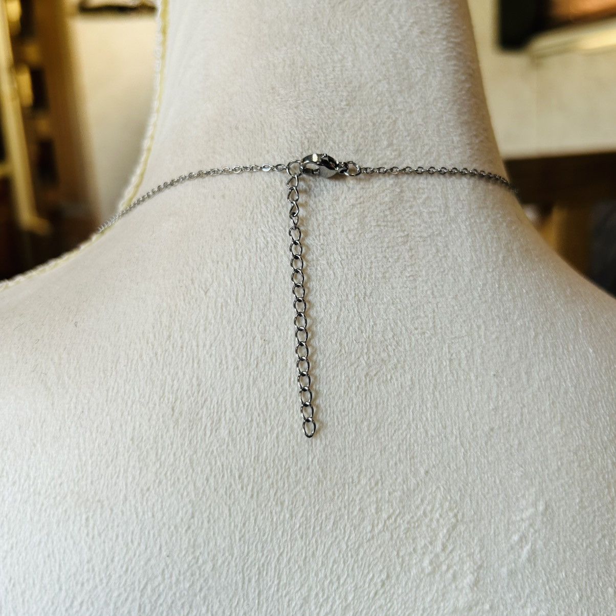 Handmade Handcrafted faceted crystal frosted glass lucite necklace Size ONE SIZE - 5 Thumbnail