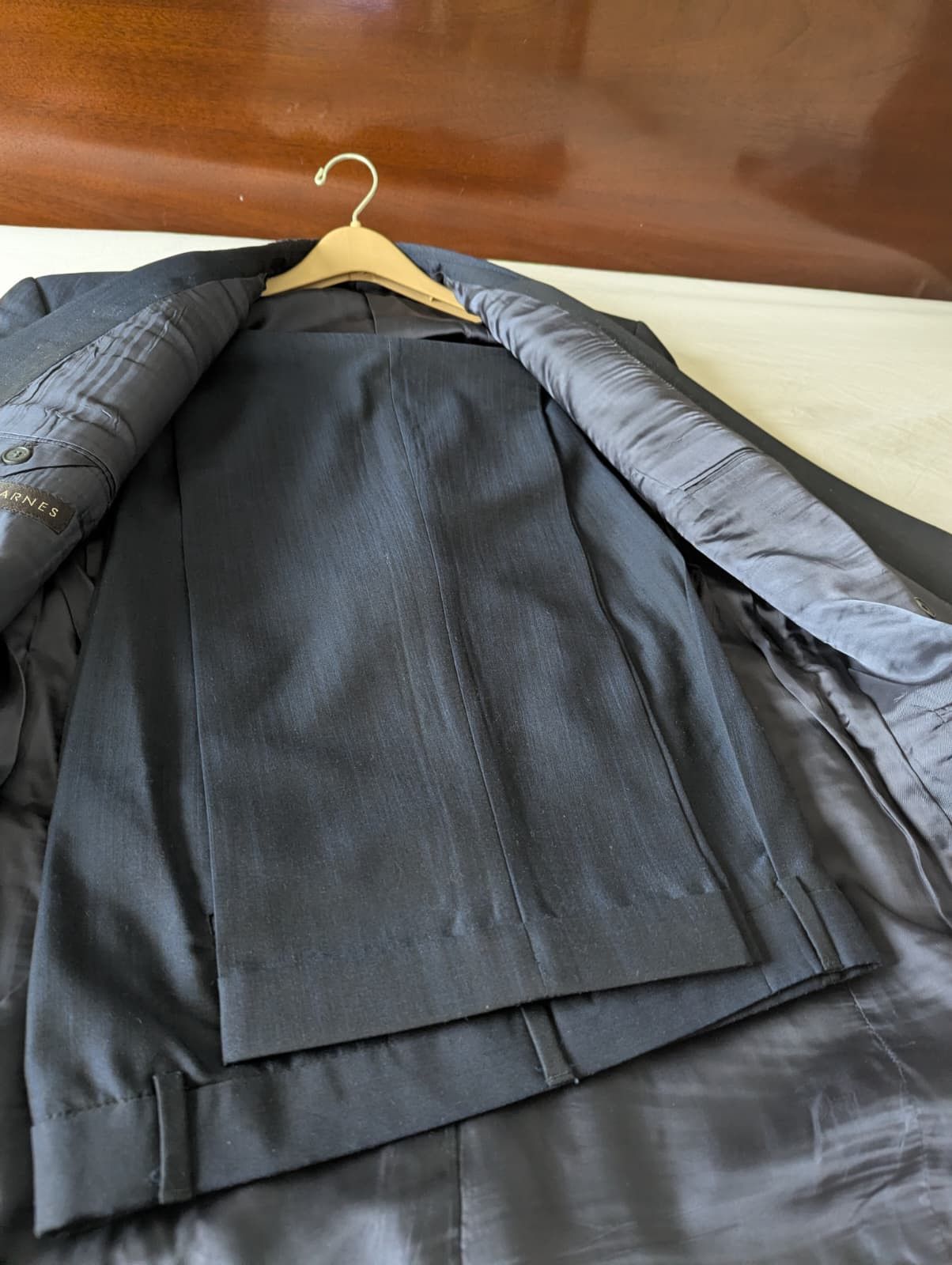 Other Vintage Double-Breasted Suit Jhane Barnes Size 44L - 4 Thumbnail