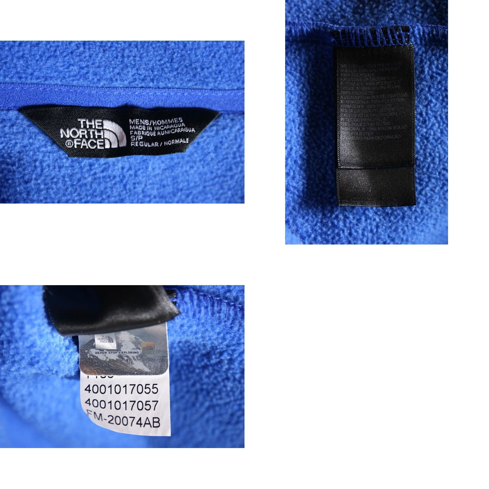 The North Face The North Face Sun Rise Black Blue Fleece Full Zip Jacket Men’s S Size US S / EU 44-46 / 1 - 8 Thumbnail