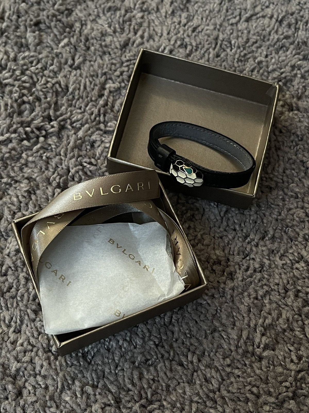 Bvlgari Bvlgari Leather Serpent Bracelet Size ONE SIZE - 2 Thumbnail
