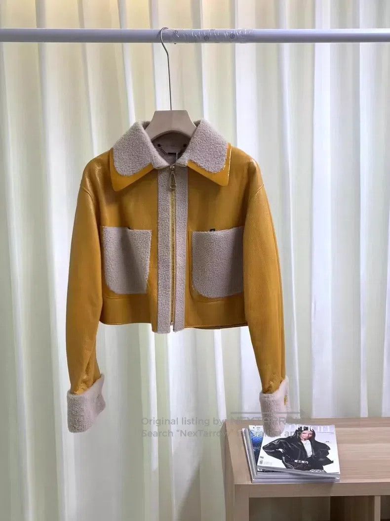 Fendi Fendi Leather and Fur Biker Jacket Size XXS / US 00 / IT 34 - 2 Thumbnail