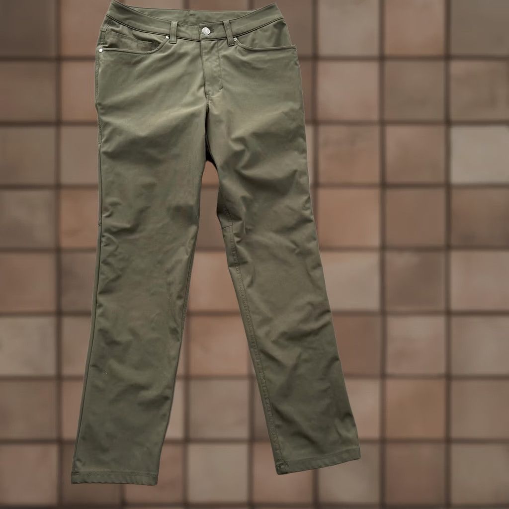 Lululemon Lululemon Pants Mens 28x29 Green Slim Fit Chino 5-Pocket Casual Stretch Size US 28 / EU 44 - 1 Thumbnail