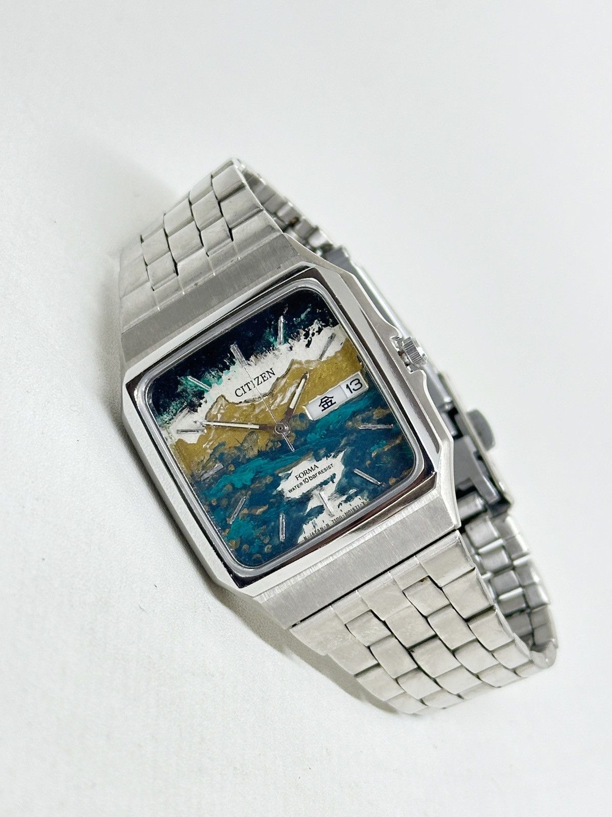 Citizen Hand painted dial called “ Mountain of Rinjani”