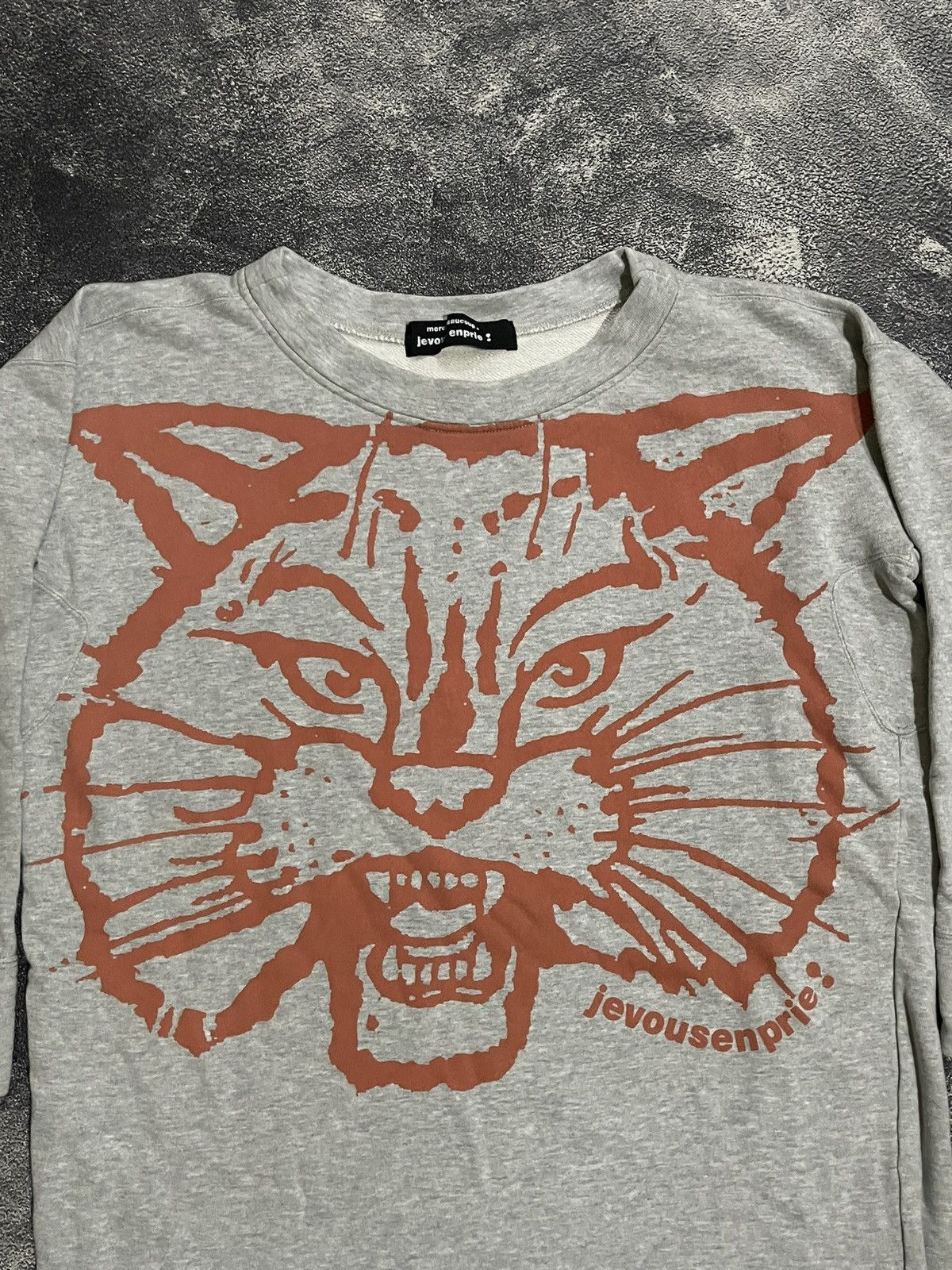 mercibeaucoup 2004 Mercibeauoup Angry Cat Jumper Crewneck By Issey Miyake Size L / US 10 / IT 46 - 3 Thumbnail