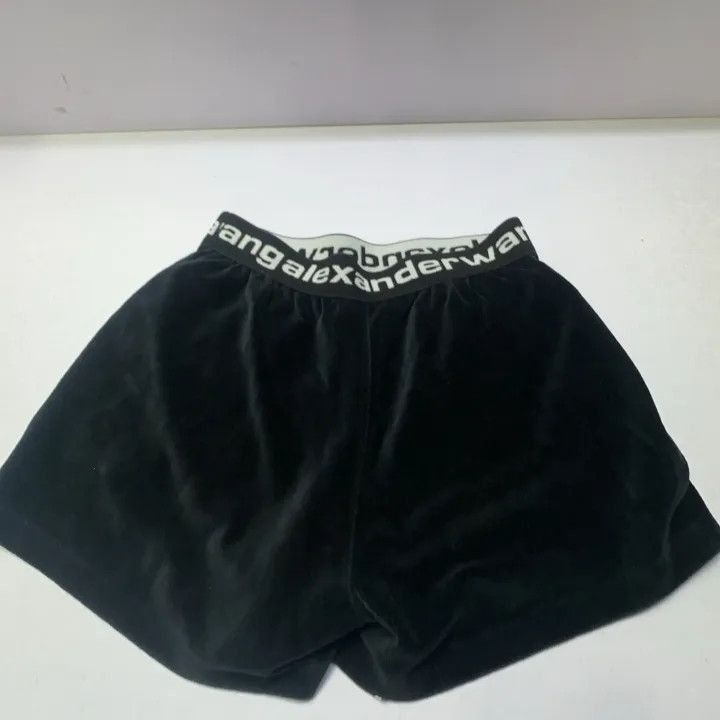 Alexander Wang Alexander Wang Black Corduroy Shorts for Women - Size 22" - 6 Thumbnail