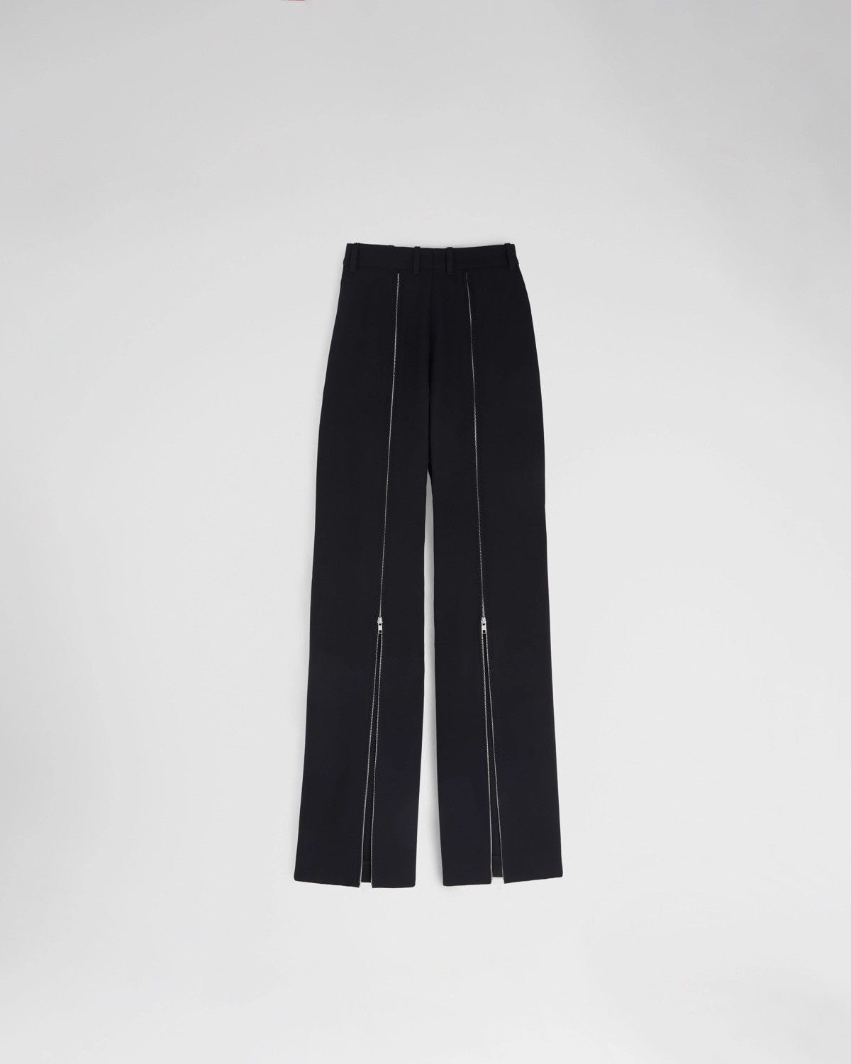 Phoebe Philo Phoebe Philo Black Wool Zip Trousers – FR 36 Size 26" / US 2 / IT 38 - 2 Thumbnail