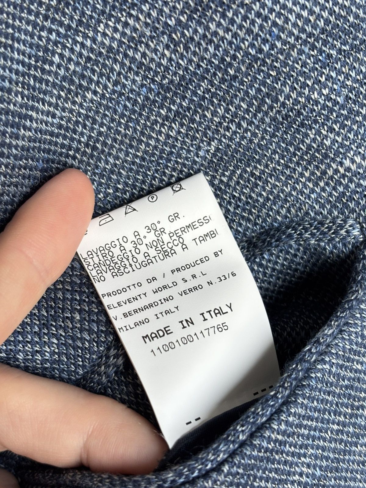 Eleventy Eleventy Linen Blend Blazer Size 44R - 15 Thumbnail