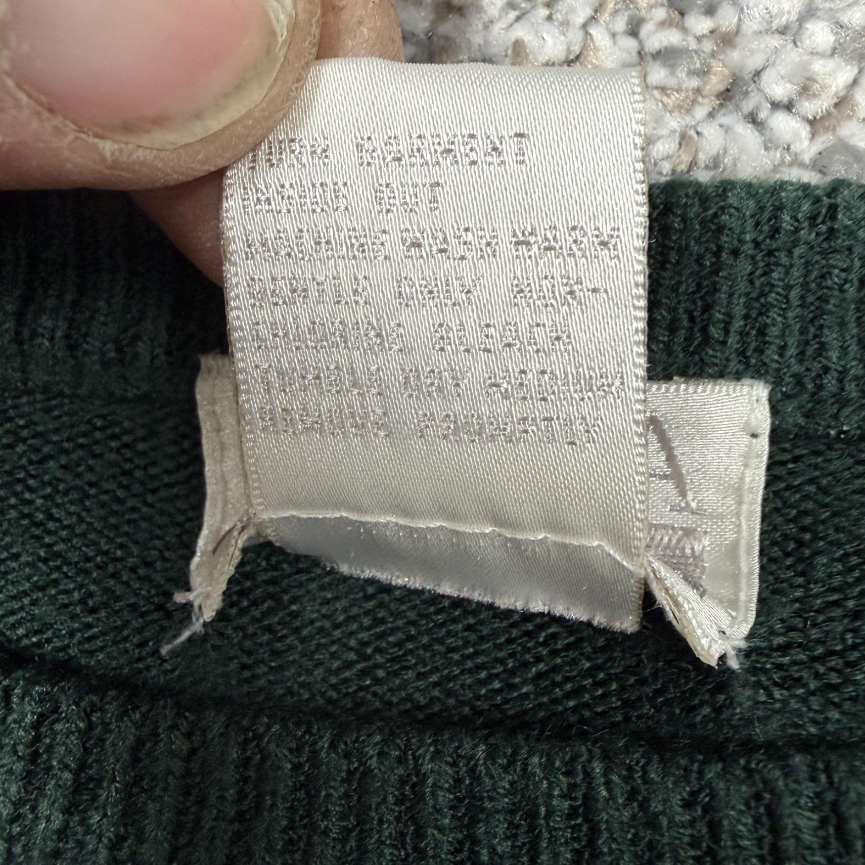 Vintage VINTAGE Moda International Sweater Womens M Green Raglan Knit Crewneck 90s Minimalist Facade Size M / US 6-8 / IT 42-44 - 6 Thumbnail