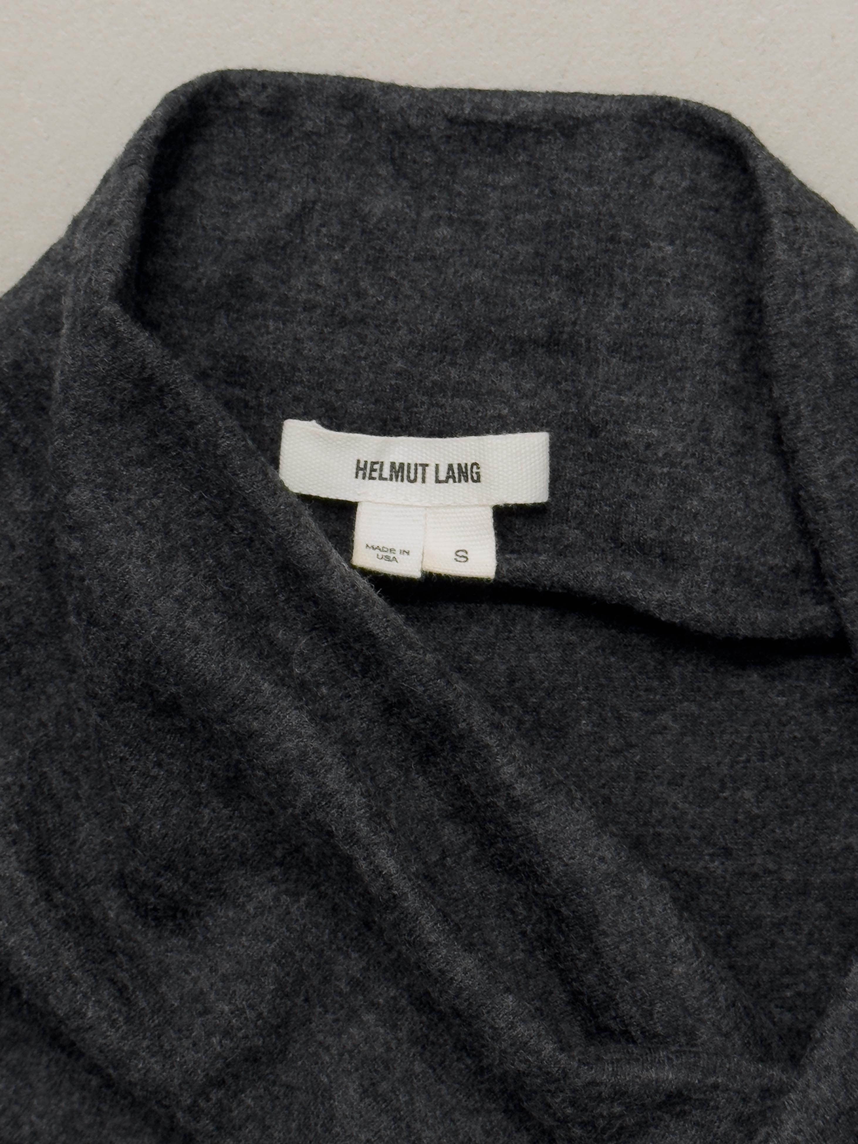 Helmut Lang Helmut Lang Draped Wool Dress Size S / US 4 / IT 40 - 4 Thumbnail